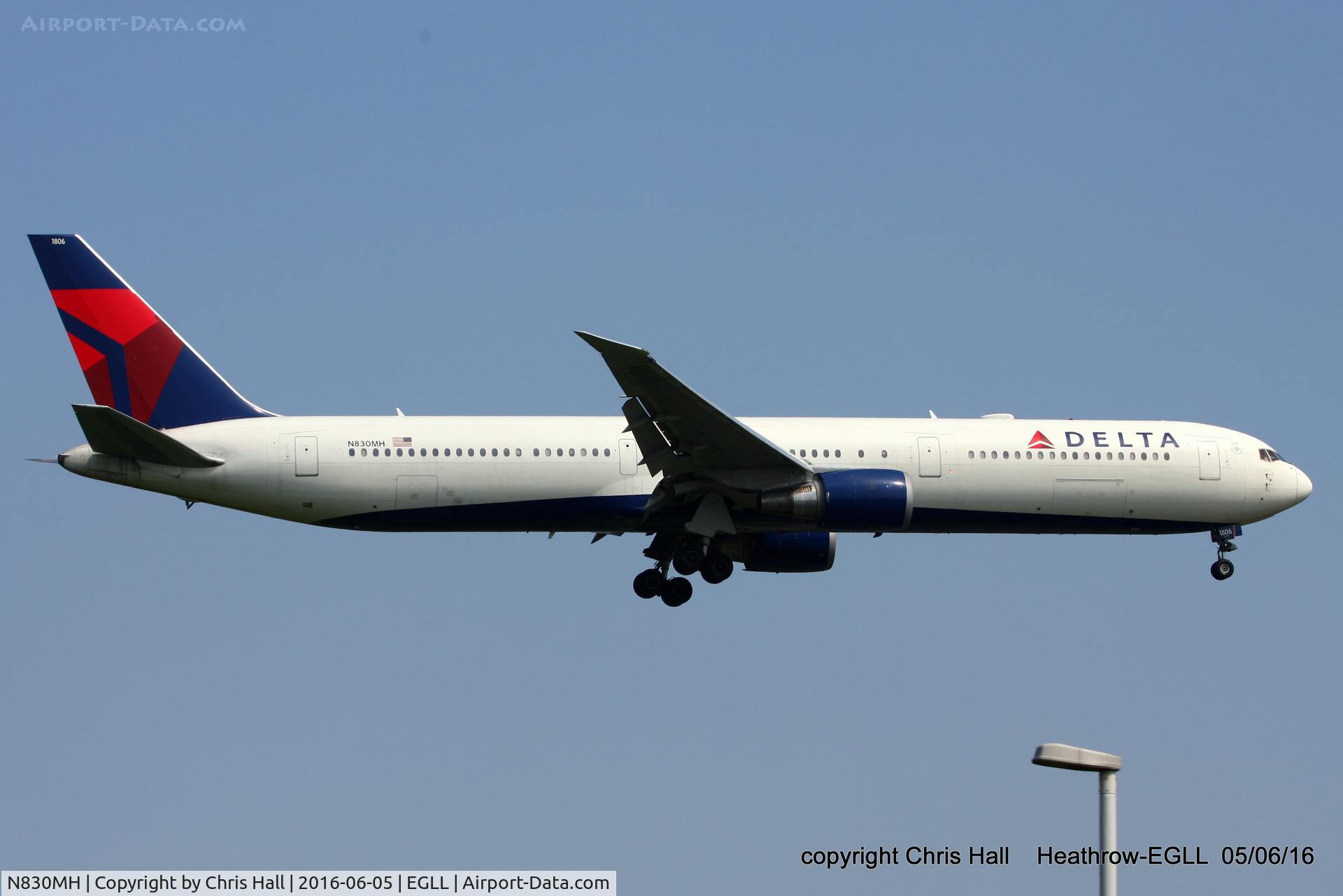 N830MH, 2000 Boeing 767-432/ER C/N 29701, Delta
