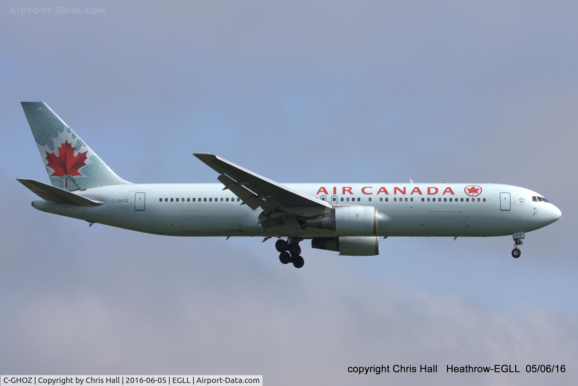 C-GHOZ, 1989 Boeing 767-375 C/N 24087, Air Canada