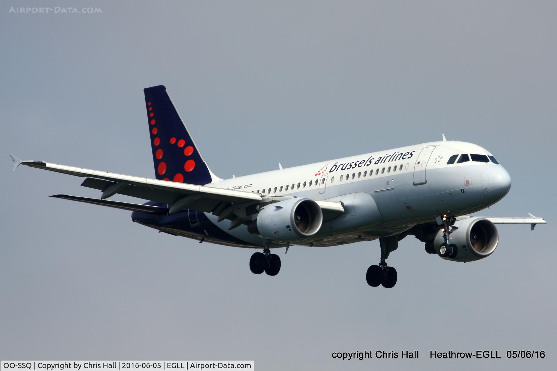 OO-SSQ, 2009 Airbus A319-112 C/N 3790, Brussels Airlines
