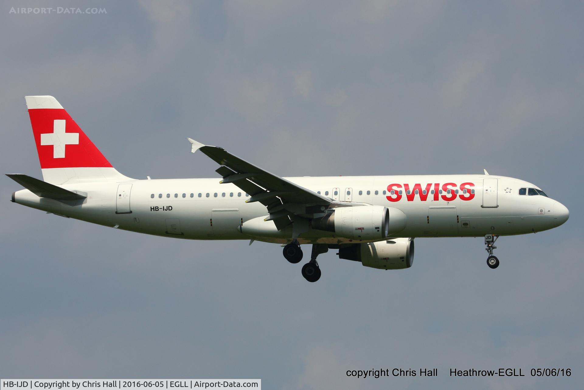HB-IJD, 1995 Airbus A320-214 C/N 553, Swiss