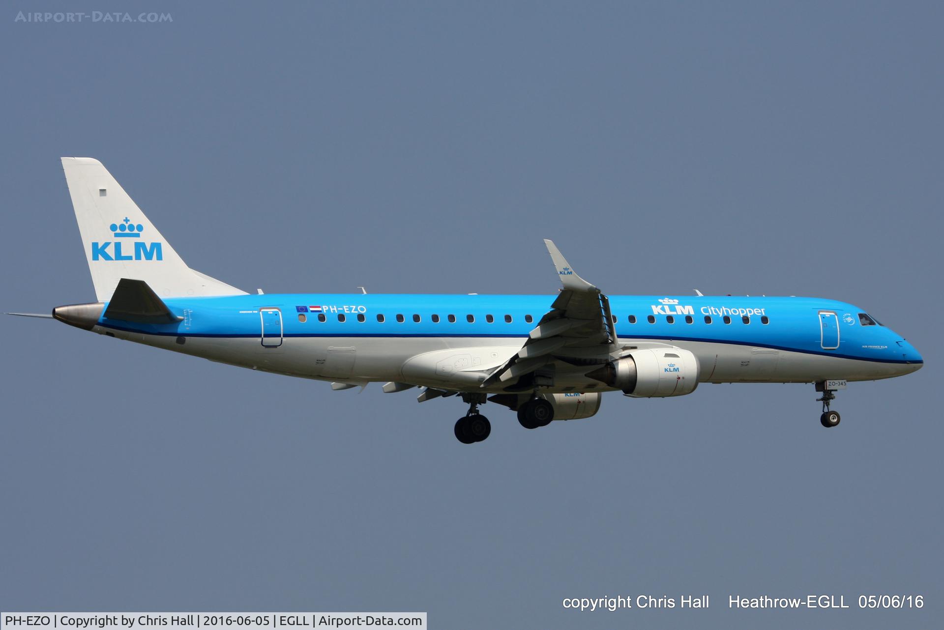 PH-EZO, 2010 Embraer 190LR (ERJ-190-100LR) C/N 19000345, KLM Cityhopper