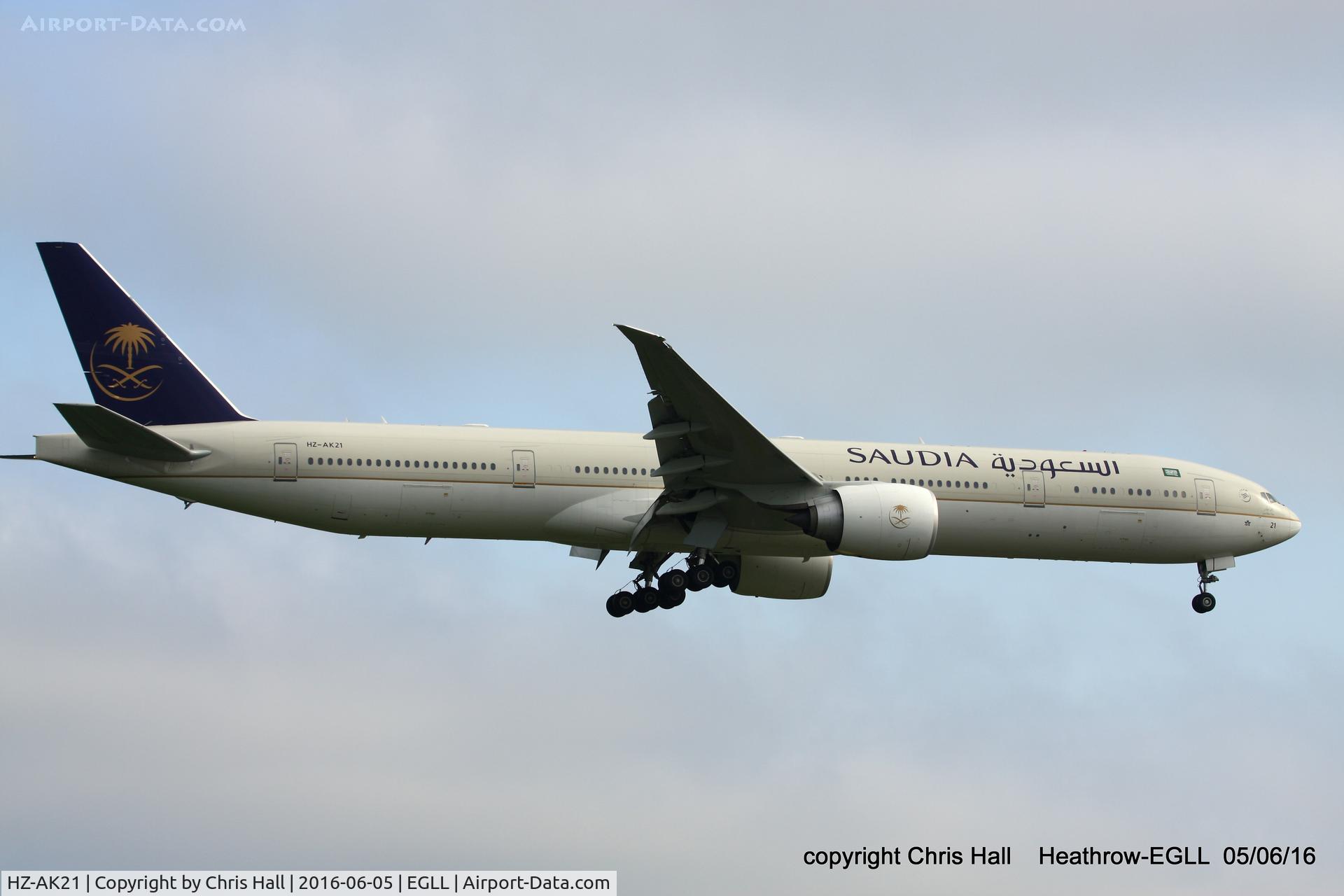 HZ-AK21, 2013 Boeing 777-368/ER C/N 41057, Saudi Arabian Airlines