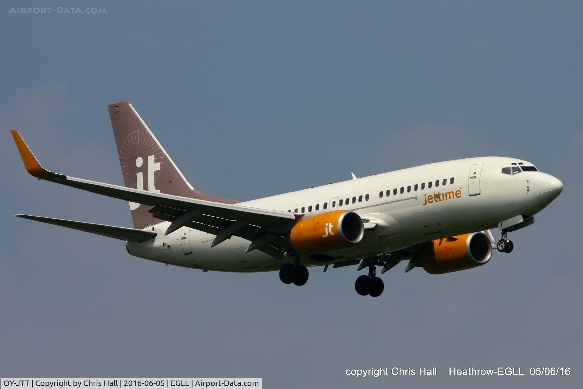 OY-JTT, 1999 Boeing 737-73S C/N 29079, Jettime