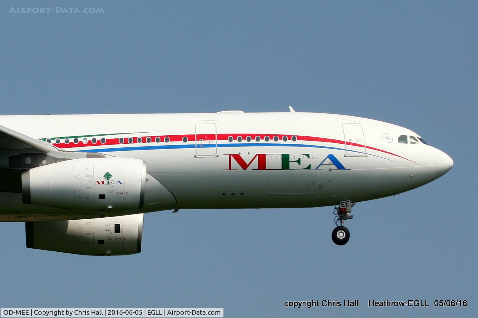 OD-MEE, 2016 Airbus A330-243 C/N 1725, MEA - Middle East Airlines