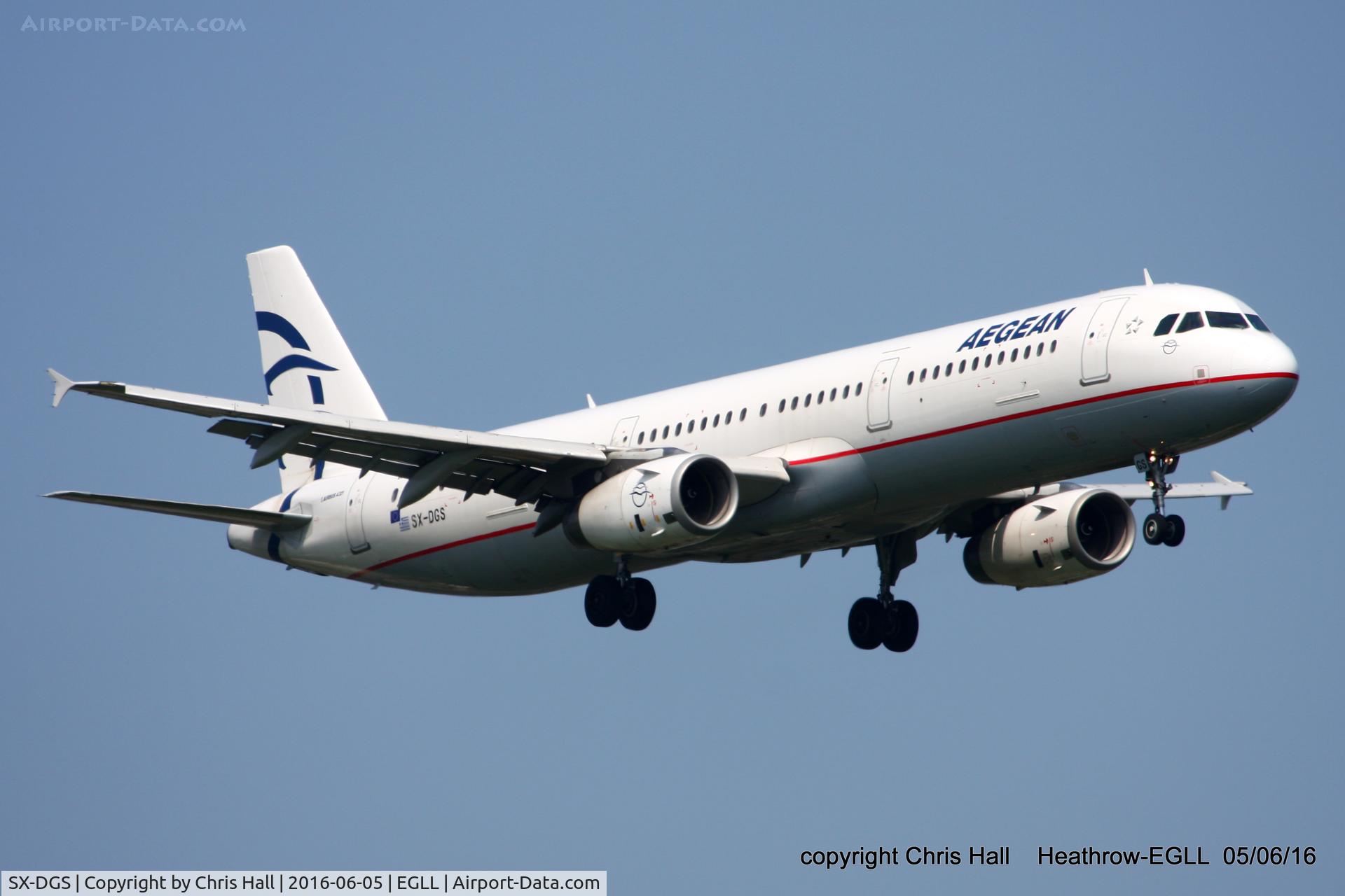 SX-DGS, 2001 Airbus A321-231 C/N 1428, Aegean Airlines