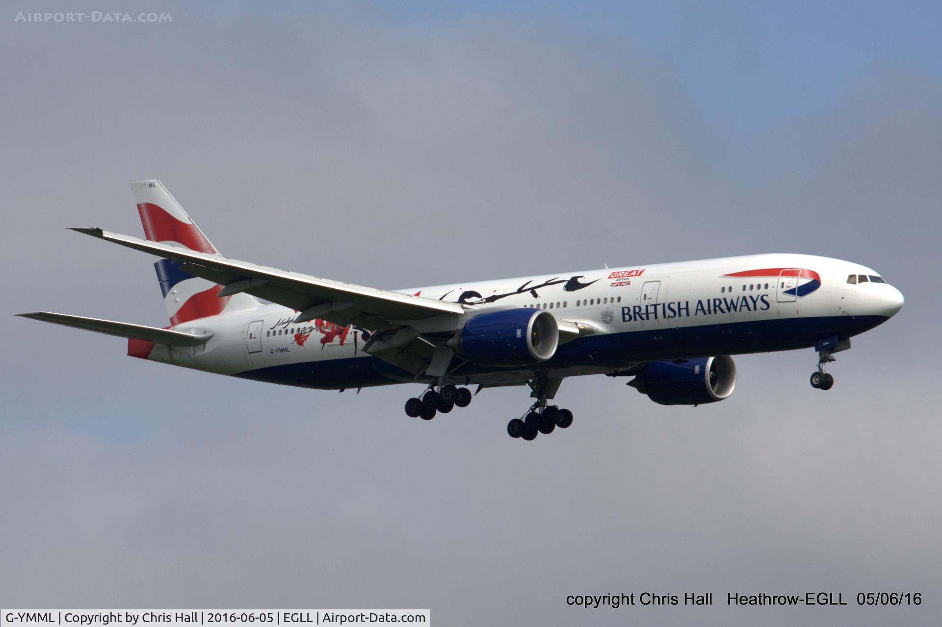 G-YMML, 2001 Boeing 777-236/ER C/N 30313, British Airways