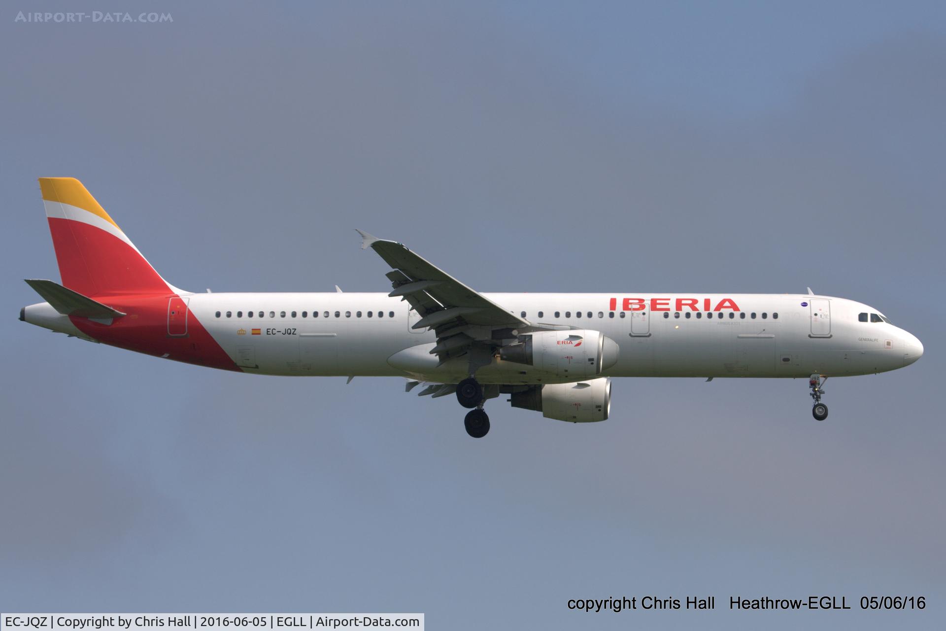 EC-JQZ, 2006 Airbus A321-211 C/N 2736, Iberia