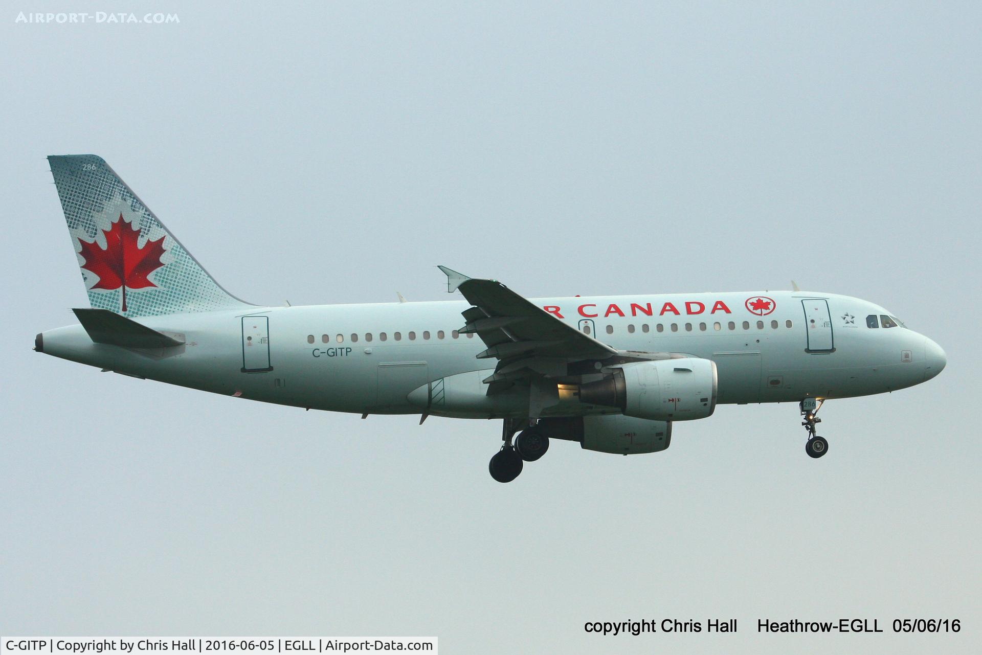 C-GITP, 2001 Airbus A319-112 C/N 1562, Air Canada