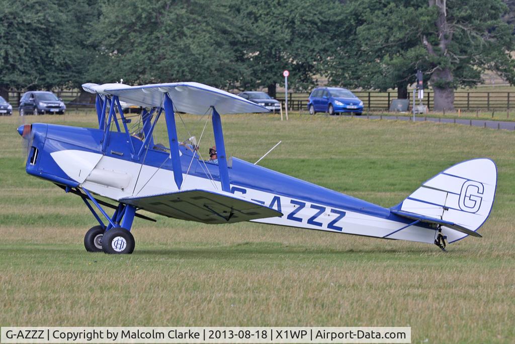 G-AZZZ, 1944 De Havilland DH-82A Tiger Moth II C/N 86311, De Havilland DH-82A Tiger Moth II at The De Havilland Moth Club's 28th International Moth Rally at Woburn Abbey. August 2013.