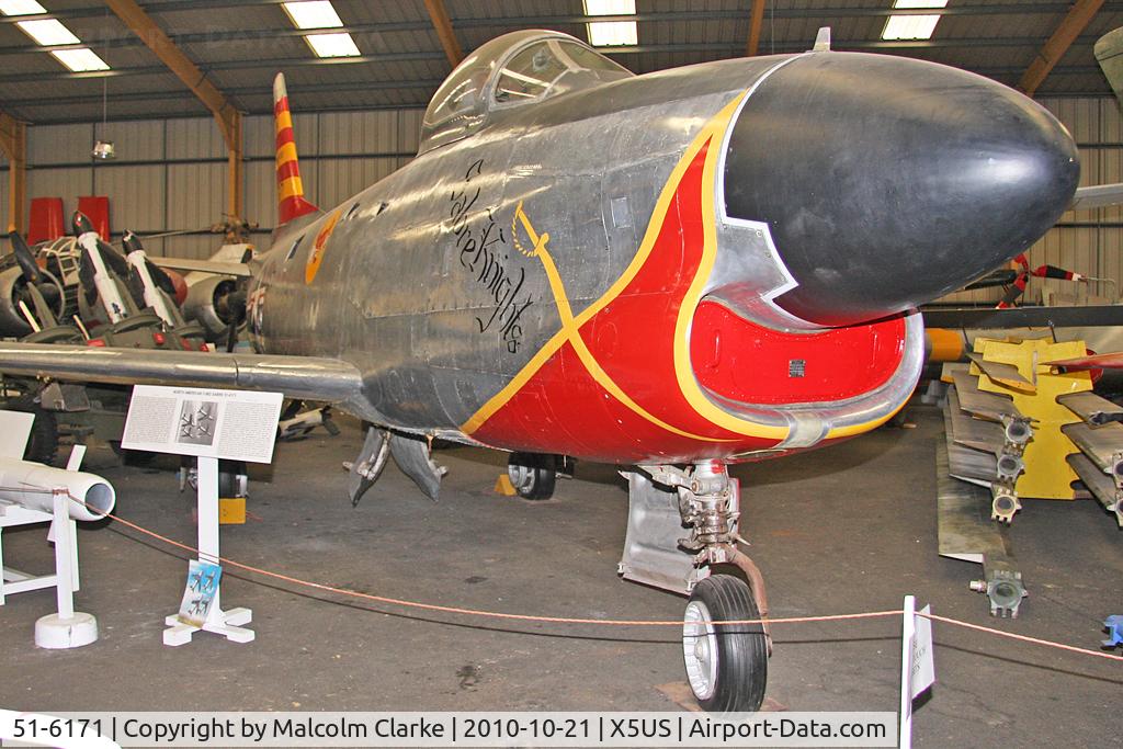 51-6171, 1953 North American F-86D Sabre C/N 173-315, North American F86D at the NE Air Museum, Usworth, Sunderland, October 21st 2010