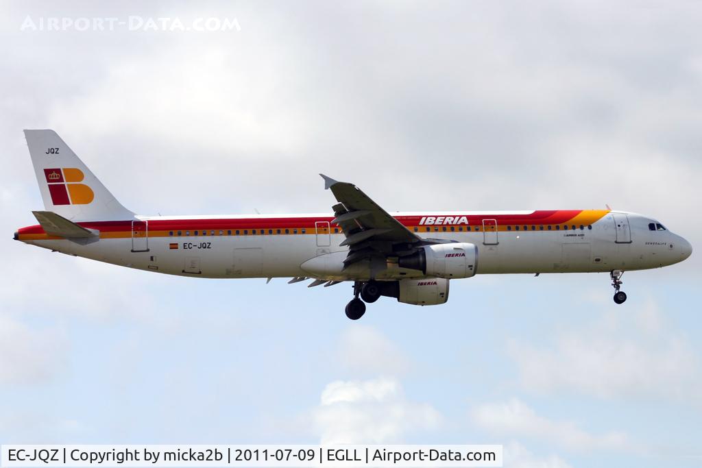 EC-JQZ, 2006 Airbus A321-211 C/N 2736, Landing