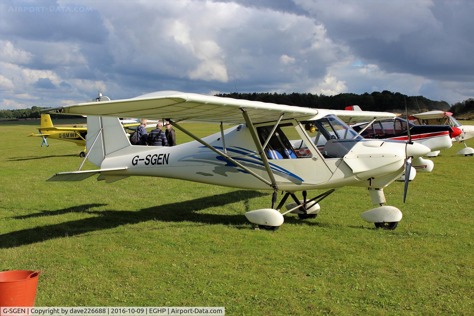 G-SGEN, 2004 Comco Ikarus C42 FB80 C/N 0407-6611, G SGEN at the Popham end of season flyin EGHP