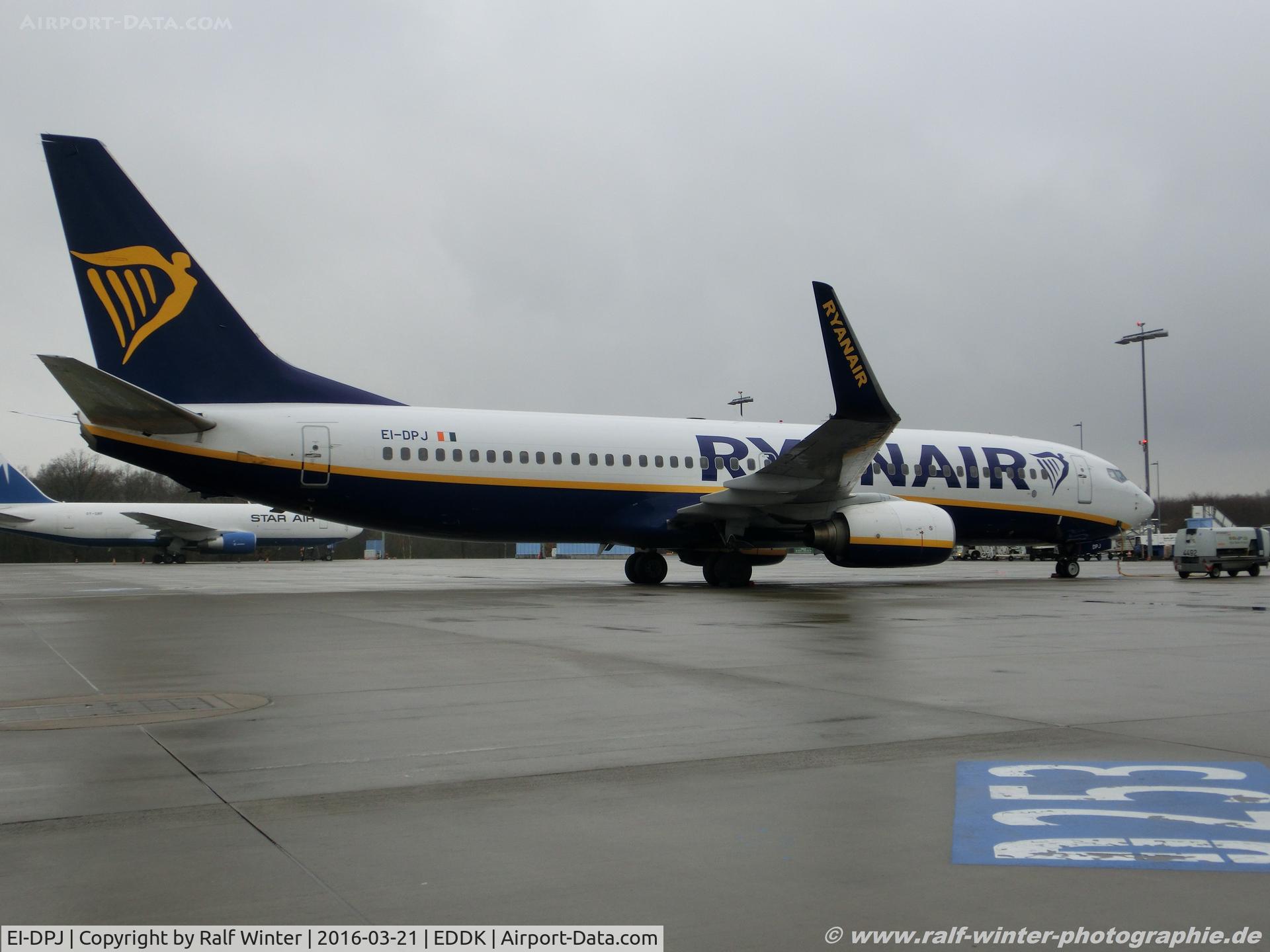 EI-DPJ, 2007 Boeing 737-8AS C/N 33609, Boeing 737-8AS(W) - FR RYR Ryan Air - 33609 - EI-DPJ - 21.03.2016 - CGN