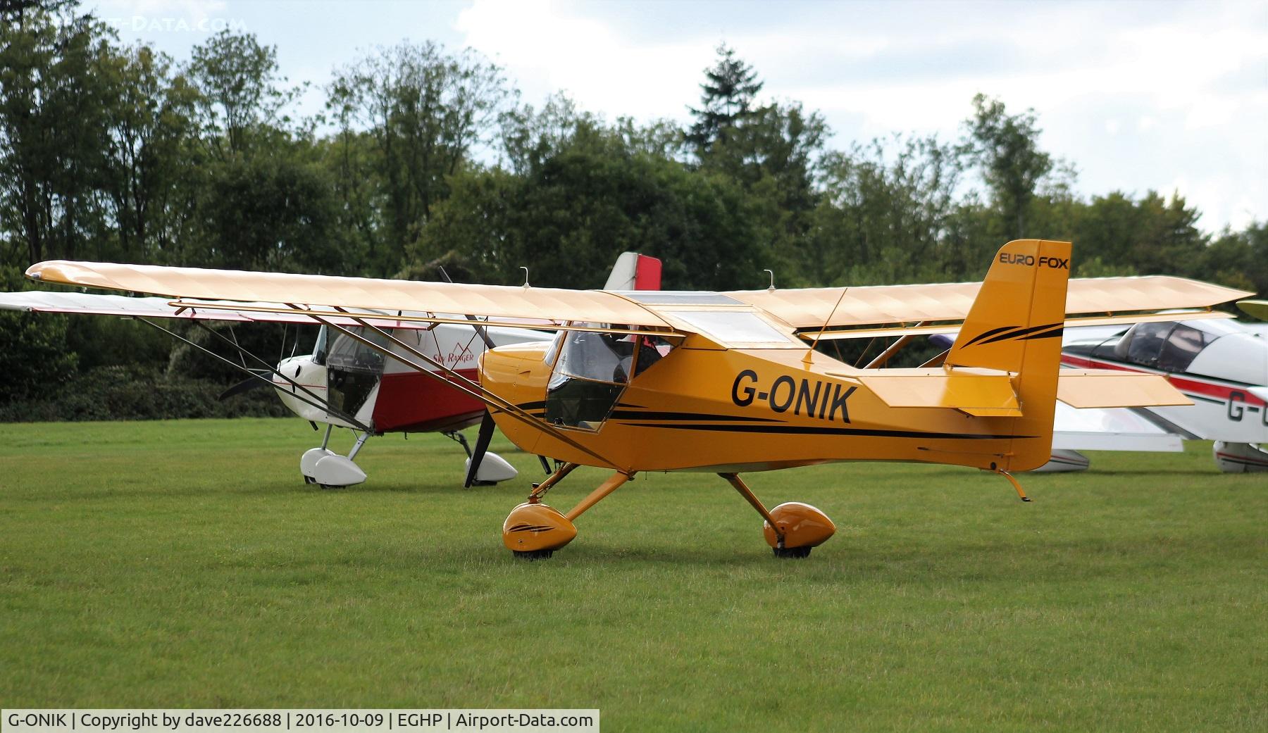 G-ONIK, 2015 Eurofox 912(S) C/N BMAA/HB/665, G ONIK at the Popham end of season flyin EGHP
