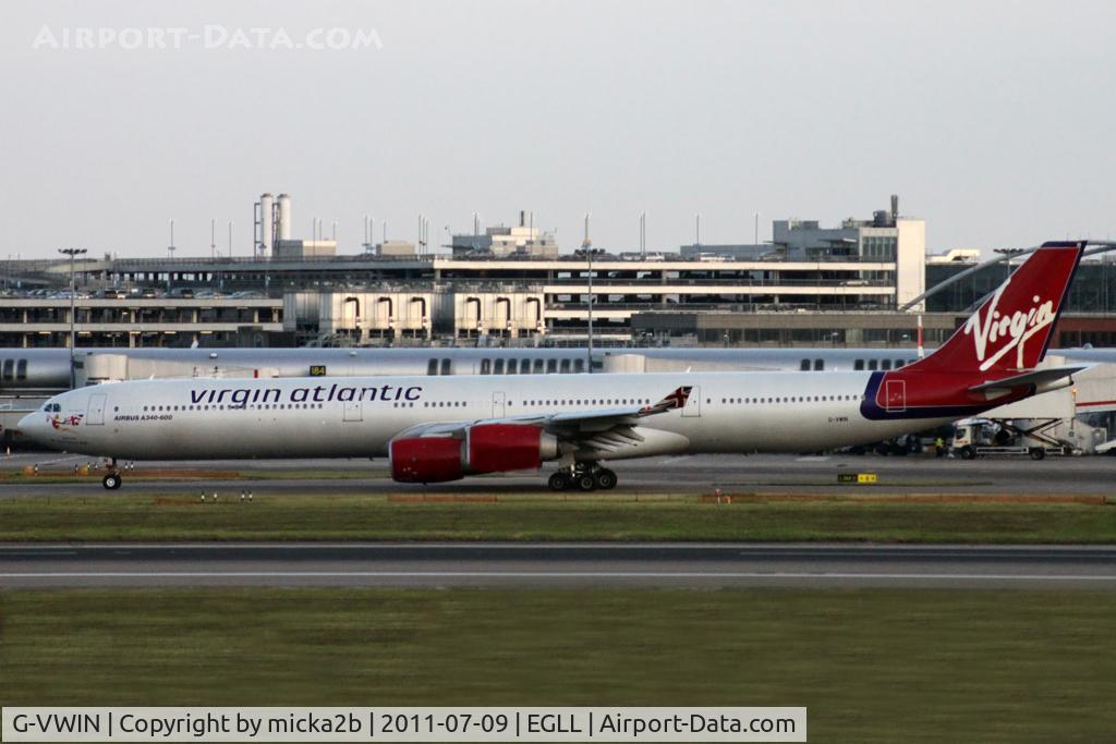 G-VWIN, 2006 Airbus A340-642 C/N 736, Taxiing