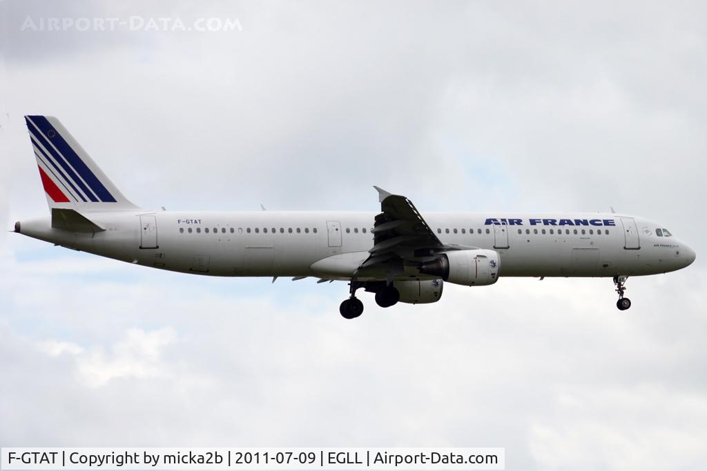 F-GTAT, 2008 Airbus A321-211 C/N 3441, Landing