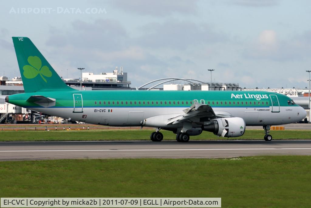 EI-CVC, 2001 Airbus A320-214 C/N 1443, Landing