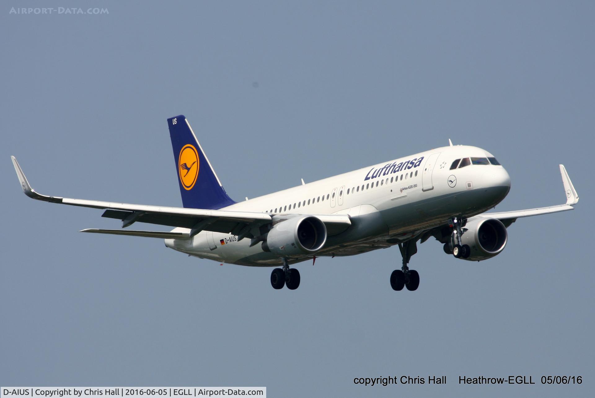 D-AIUS, 2016 Airbus A320-214 C/N 7024, Lufthansa