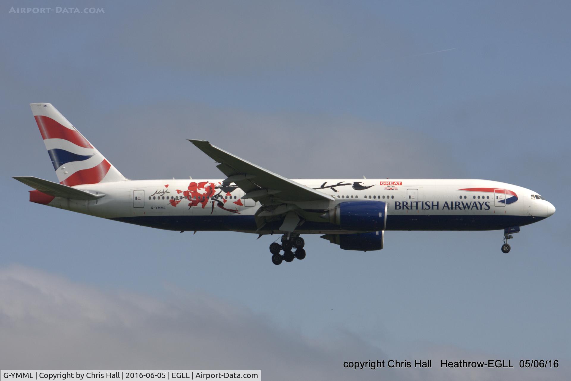 G-YMML, 2001 Boeing 777-236/ER C/N 30313, British Airways