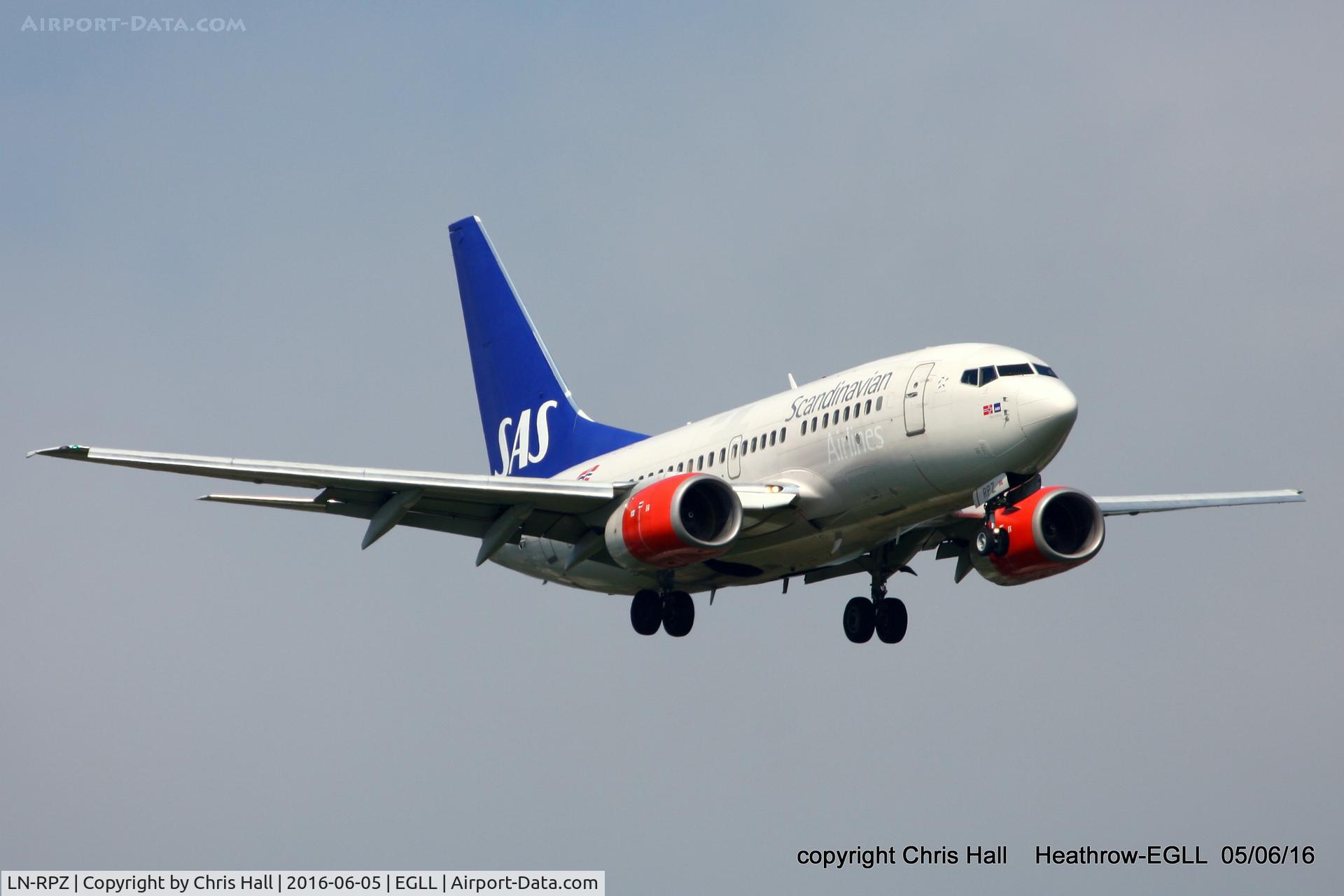 LN-RPZ, 1998 Boeing 737-683 C/N 28293, SAS Scandinavian Airlines