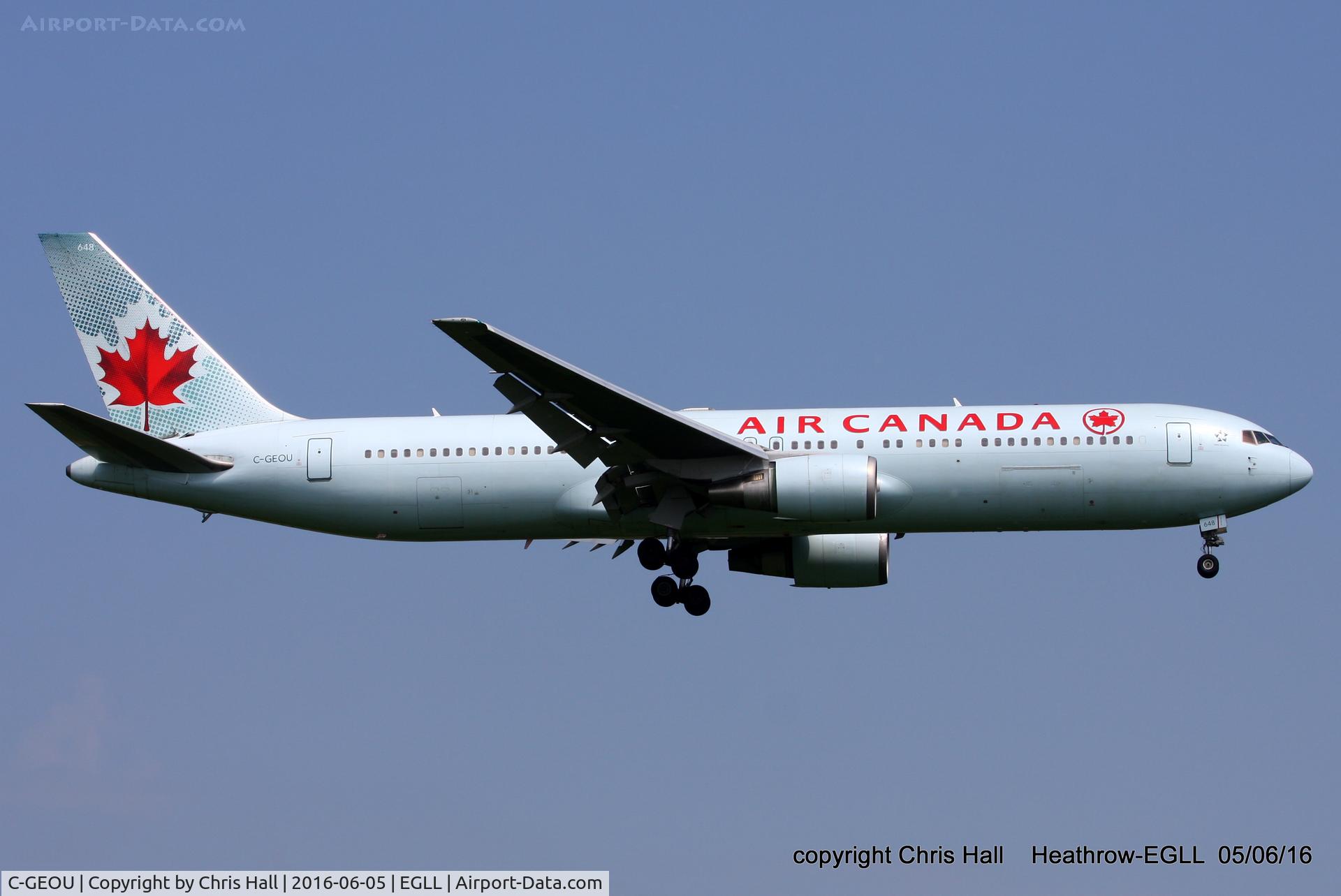 C-GEOU, 1999 Boeing 767-375 C/N 30108, Air Canada