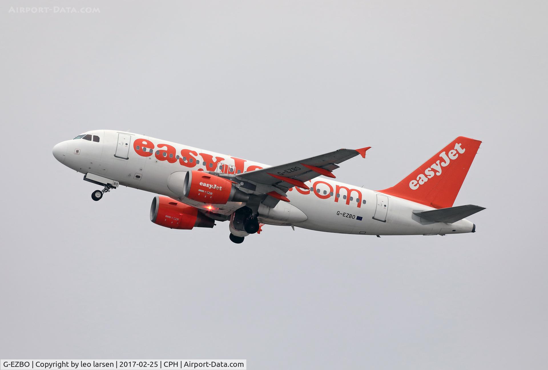 G-EZBO, 2007 Airbus A319-111 C/N 3082, Copenhagen 25.2.2017