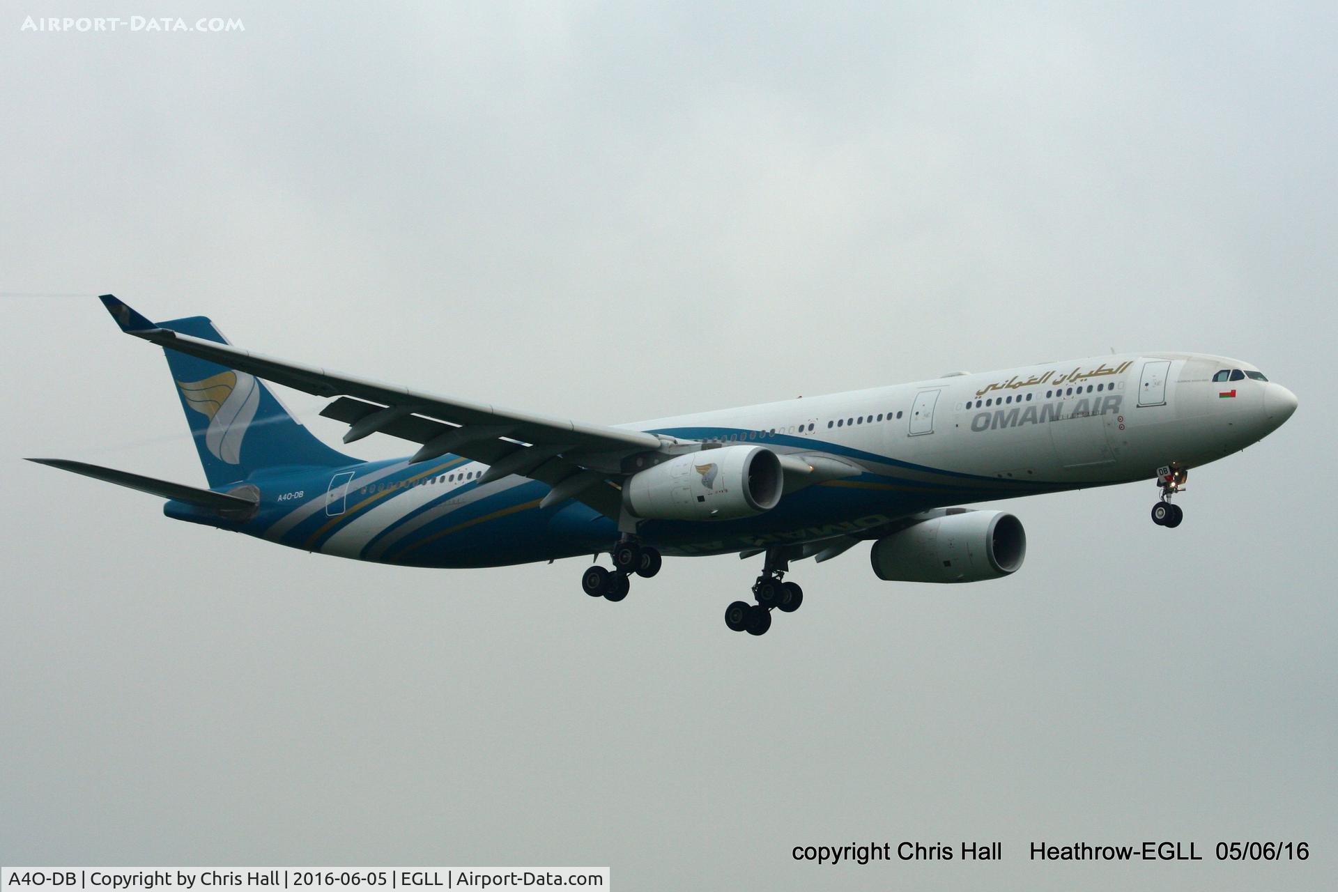 A4O-DB, 2009 Airbus A330-343 C/N 1044, Oman Air