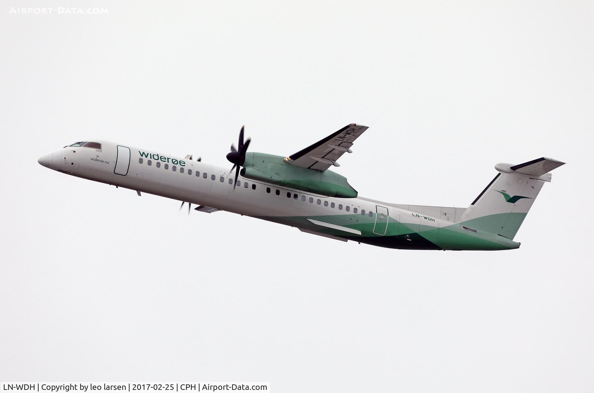 LN-WDH, 2009 De Havilland Canada DHC-8-402Q Dash 8 C/N 4273, Copenhagen 25.2.2017