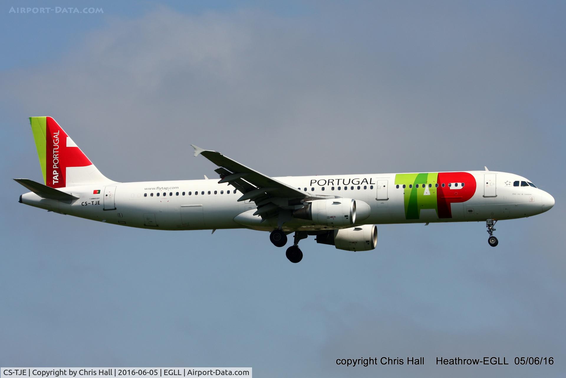 CS-TJE, 2000 Airbus A321-211 C/N 1307, TAP Air Portugal