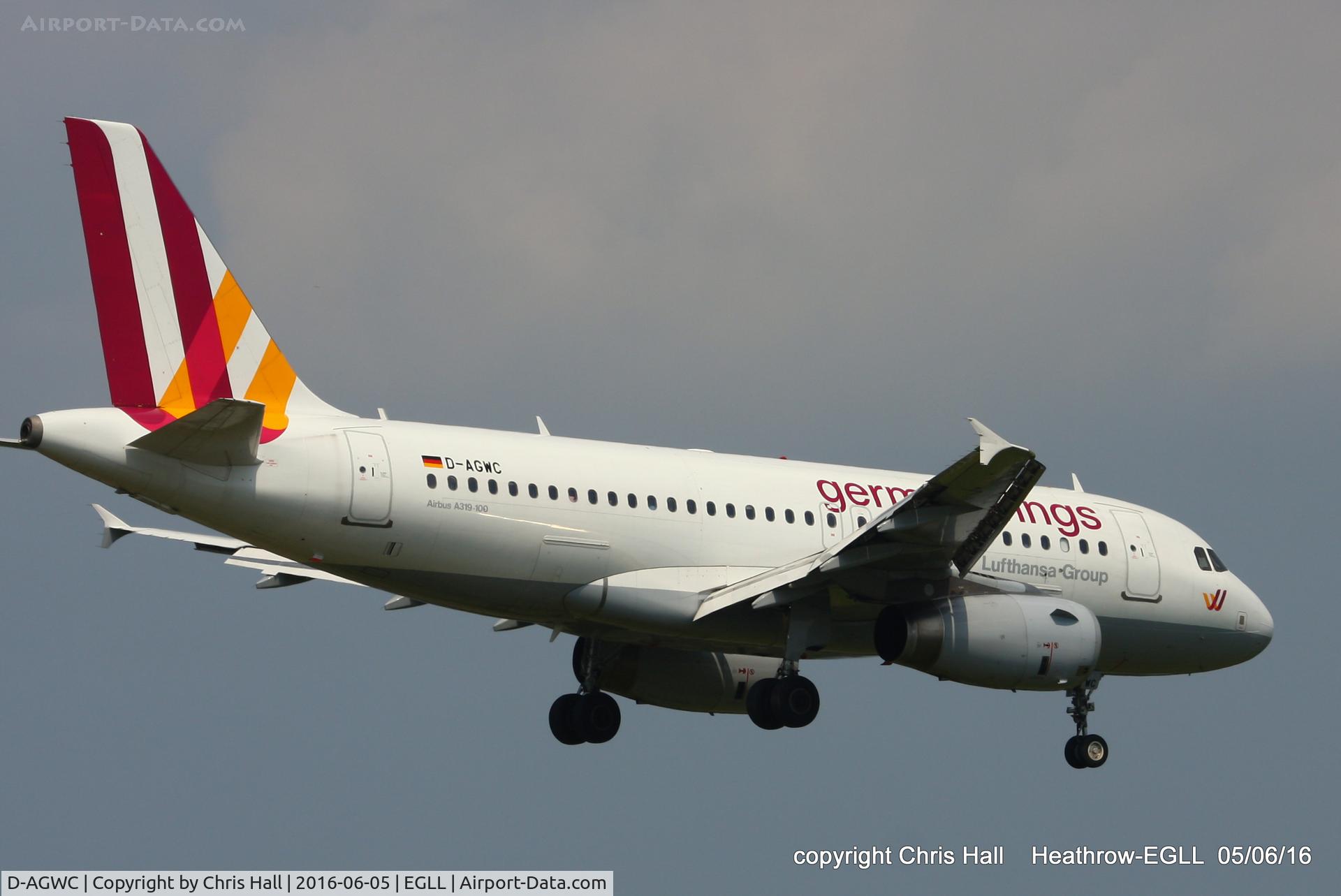 D-AGWC, 2006 Airbus A319-132 C/N 2976, Germanwings