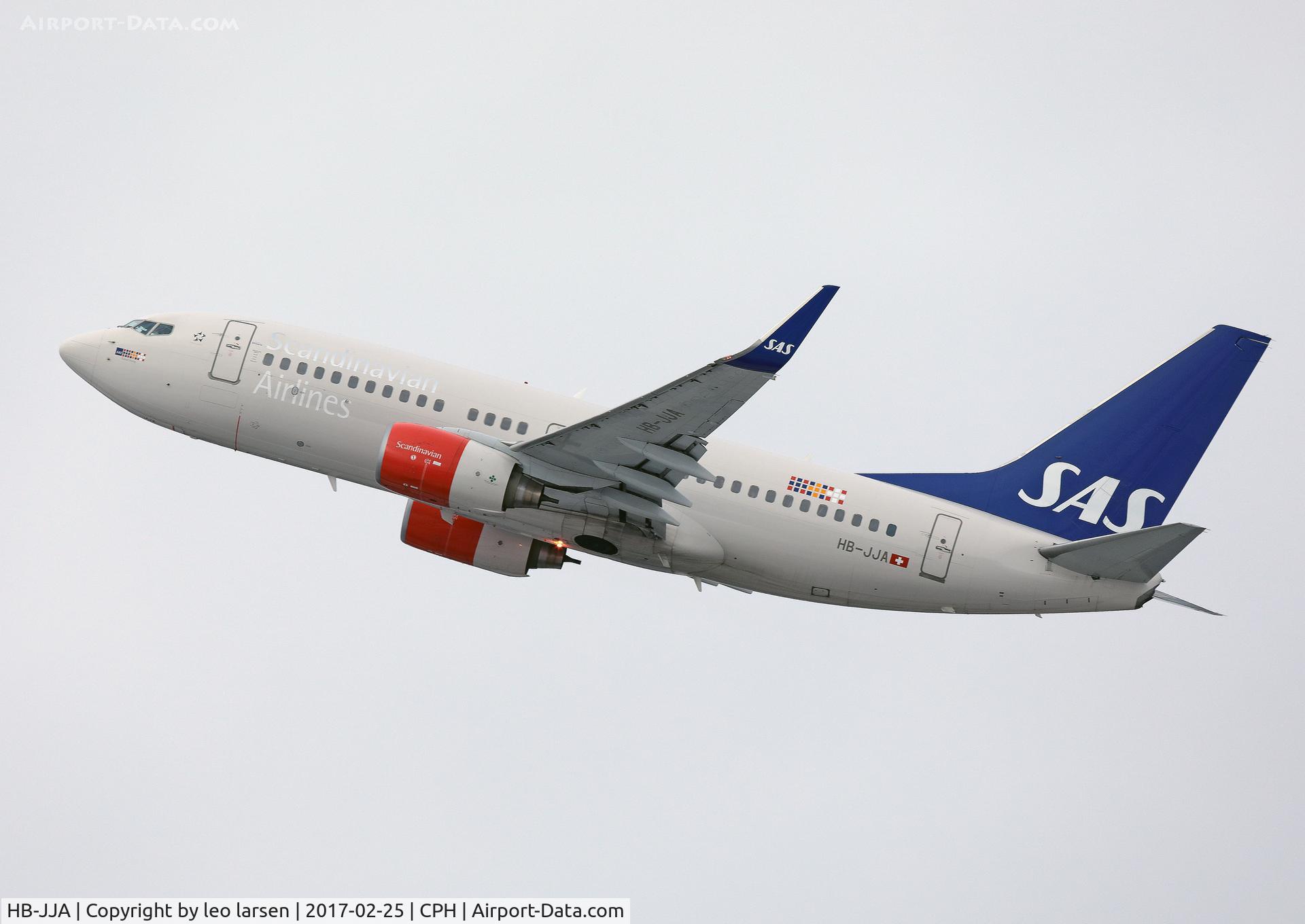 HB-JJA, 2005 Boeing 737-7AK BBJ C/N 34303, Copenhagen 25.2.2017