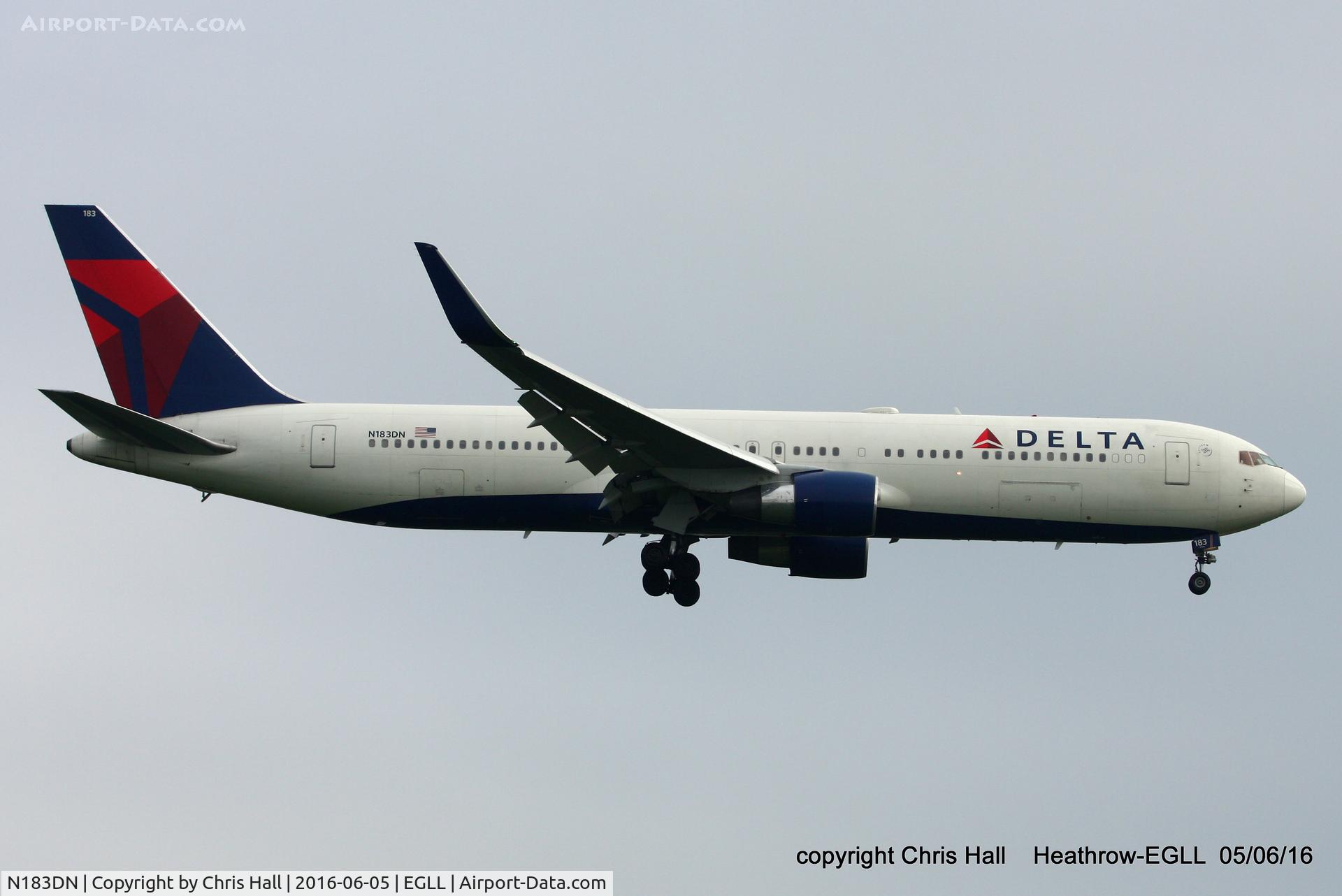N183DN, 1993 Boeing 767-332 C/N 27110, Delta