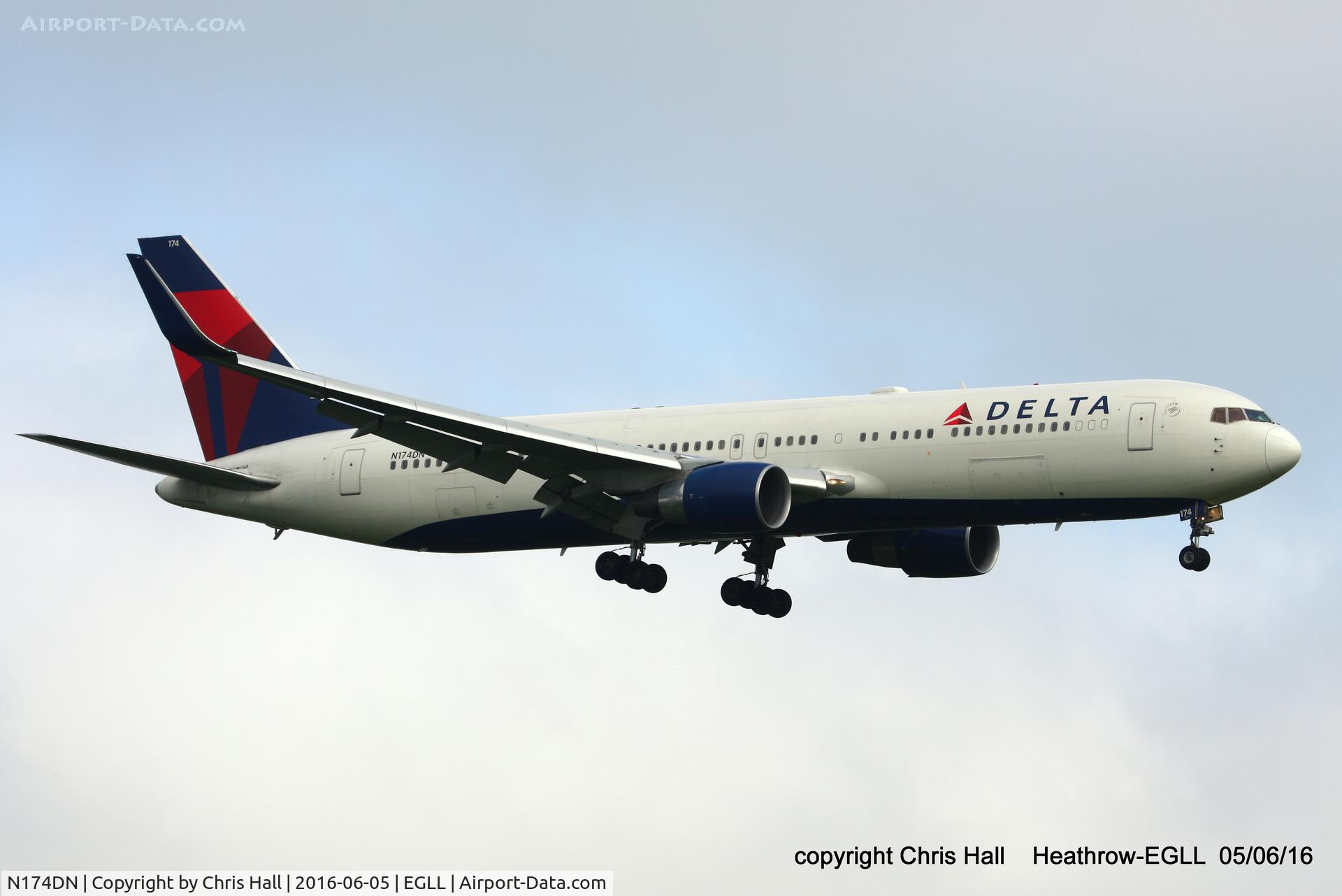 N174DN, 1990 Boeing 767-332 C/N 24802, Delta
