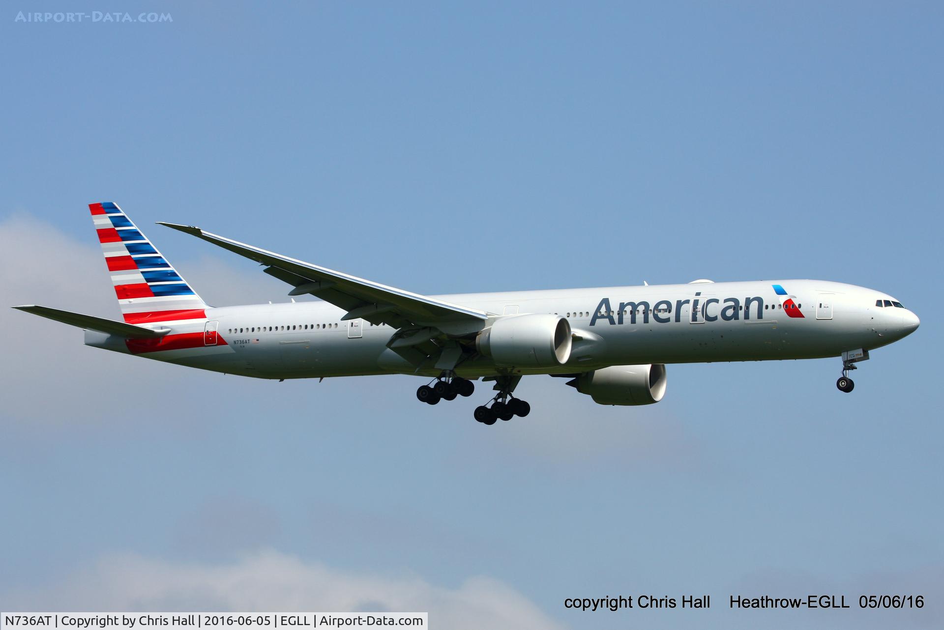N736AT, 2016 Boeing 777-323/ER C/N 33538, American Airlines