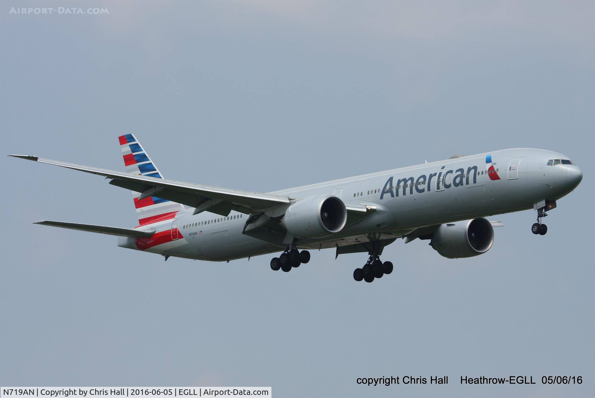 N719AN, 2013 Boeing 777-323/ER C/N 41668, American Airlines