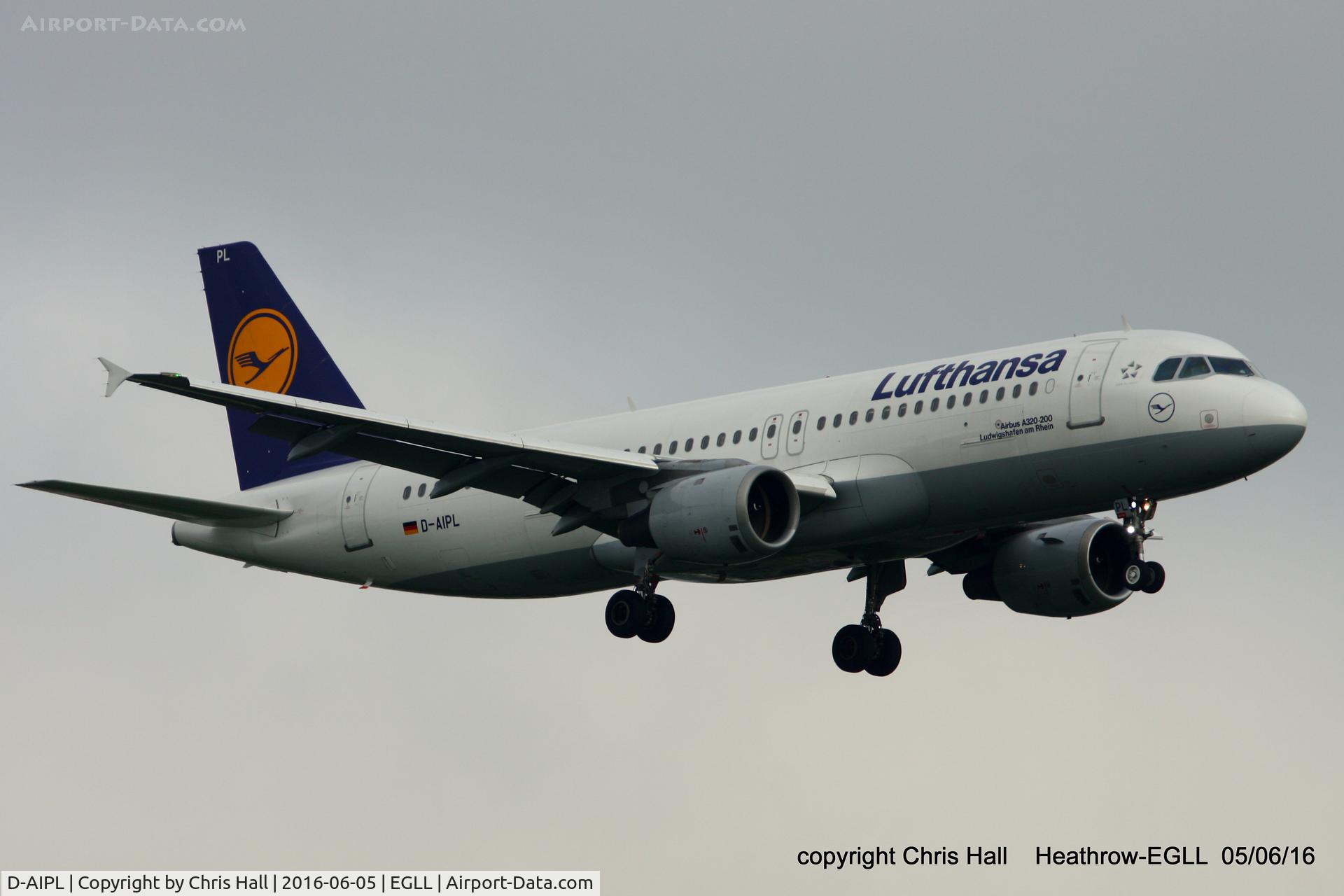 D-AIPL, 1989 Airbus A320-211 C/N 094, Lufthansa