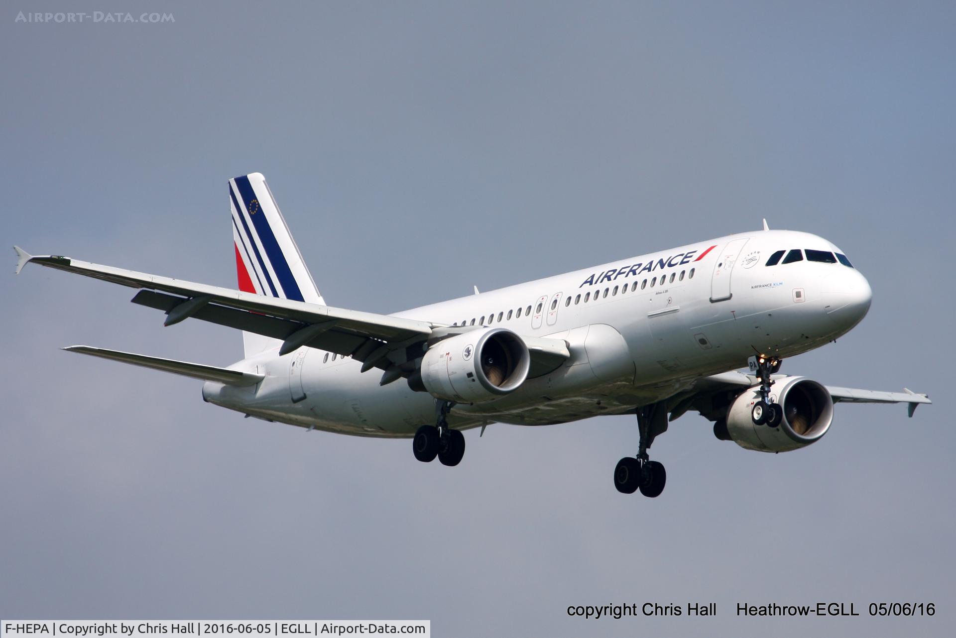 F-HEPA, 2009 Airbus A320-214 C/N 4139, Air France