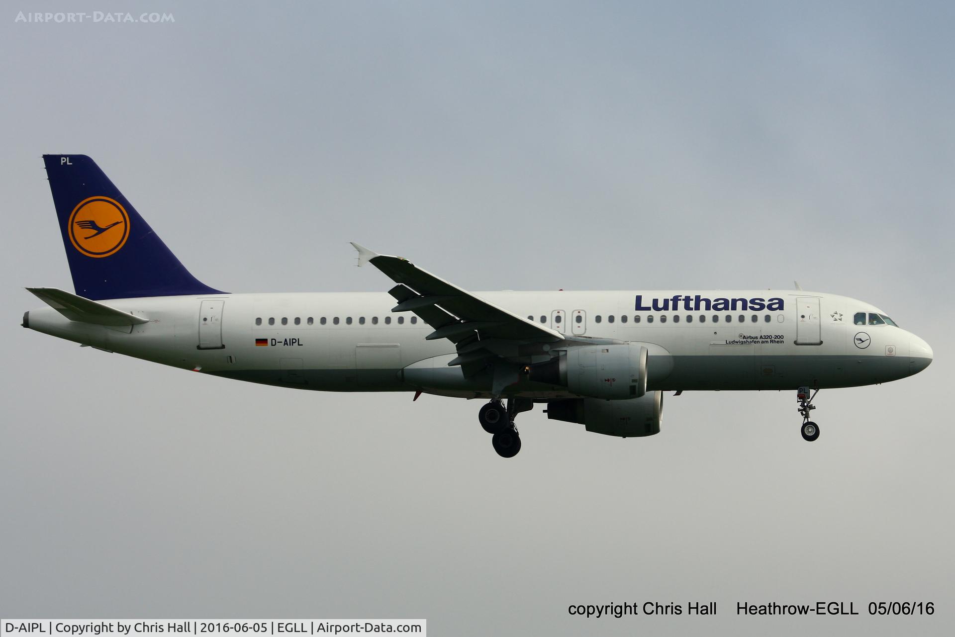 D-AIPL, 1989 Airbus A320-211 C/N 094, Lufthansa