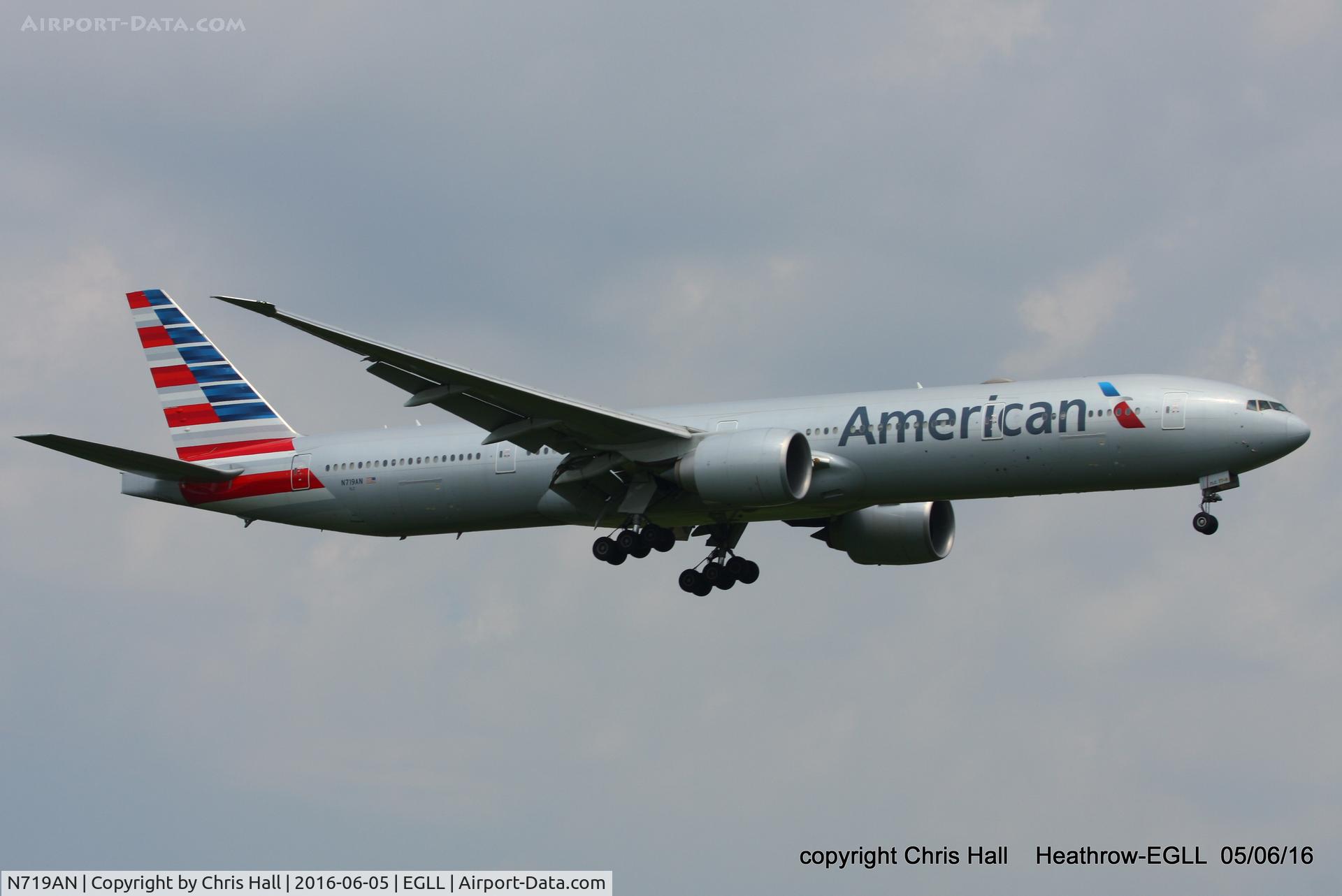 N719AN, 2013 Boeing 777-323/ER C/N 41668, American Airlines