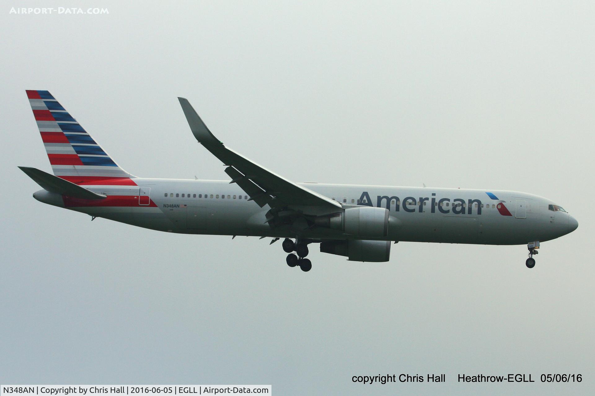 N348AN, 2003 Boeing 767-323/ER C/N 33087, American Airlines