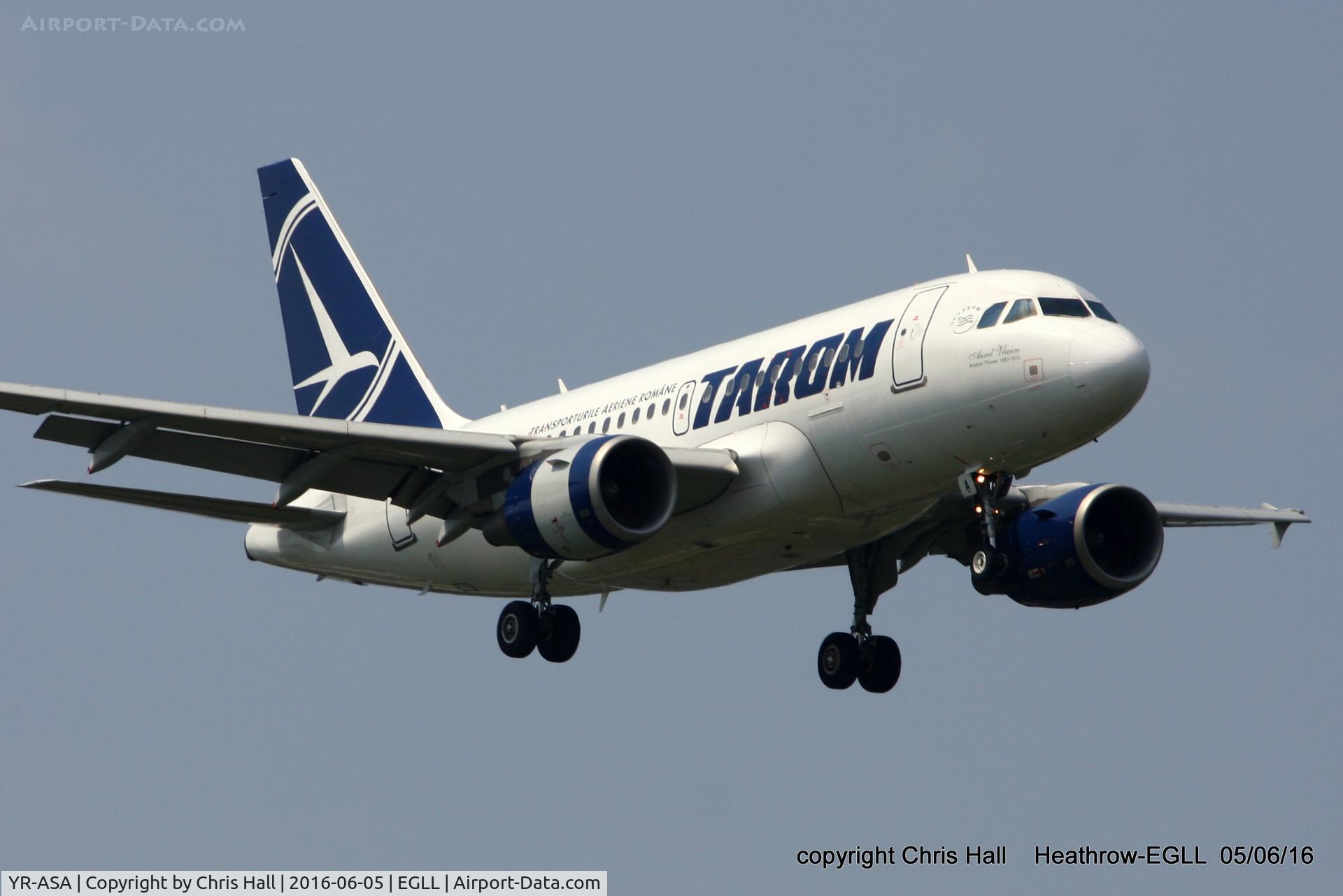 YR-ASA, 2006 Airbus A318-111 C/N 2931, Tarom