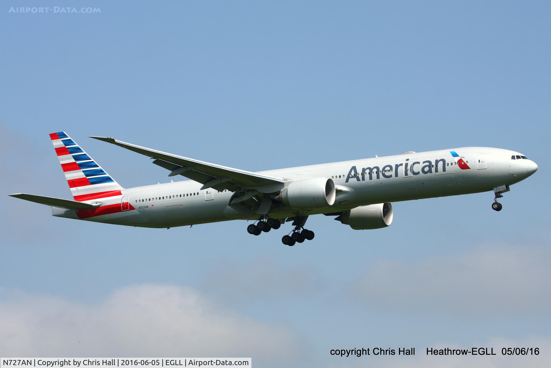 N727AN, 2014 Boeing 777-323/ER C/N 33541, American Airlines