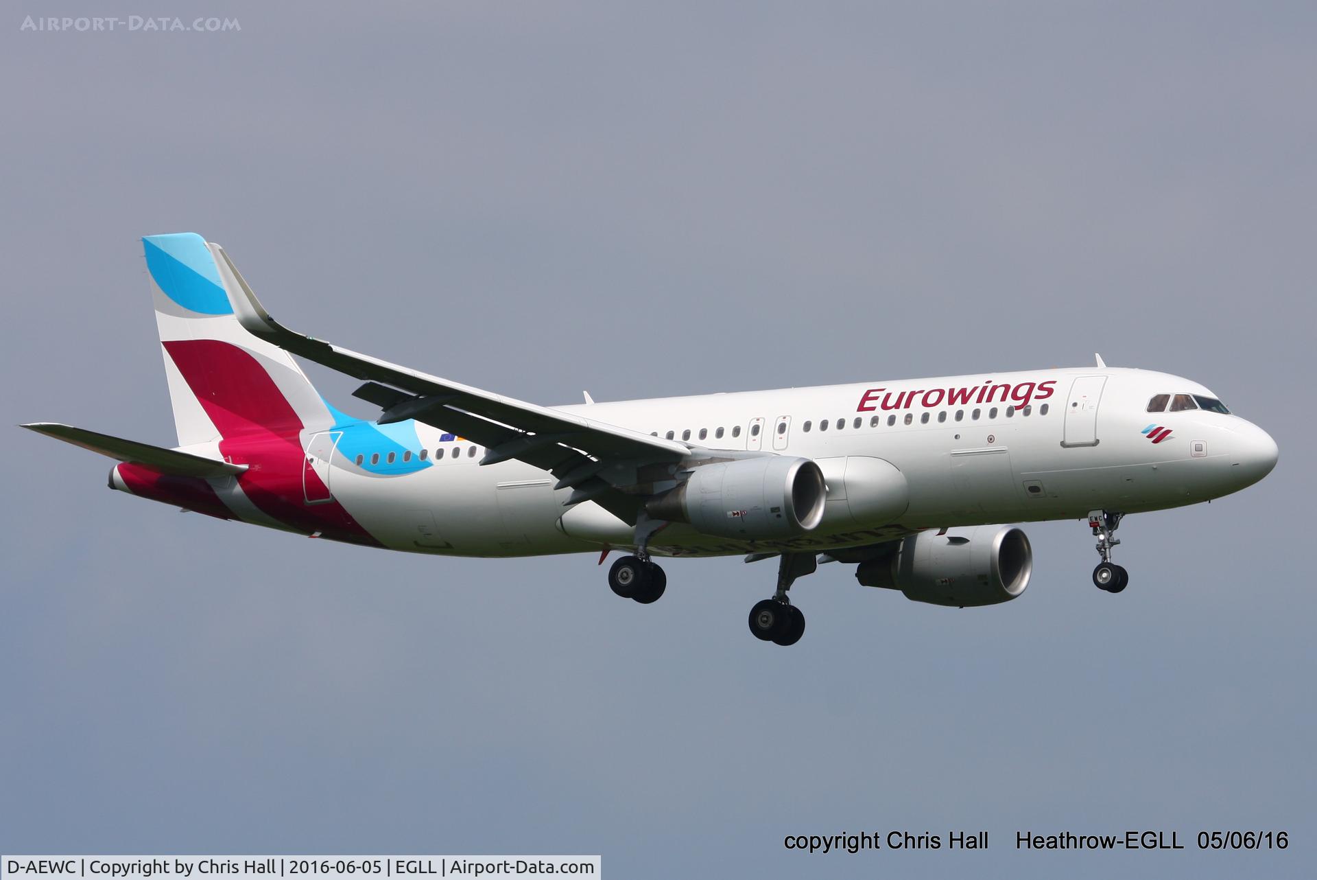 D-AEWC, 2016 Airbus A320-214 C/N 7012, Eurowings