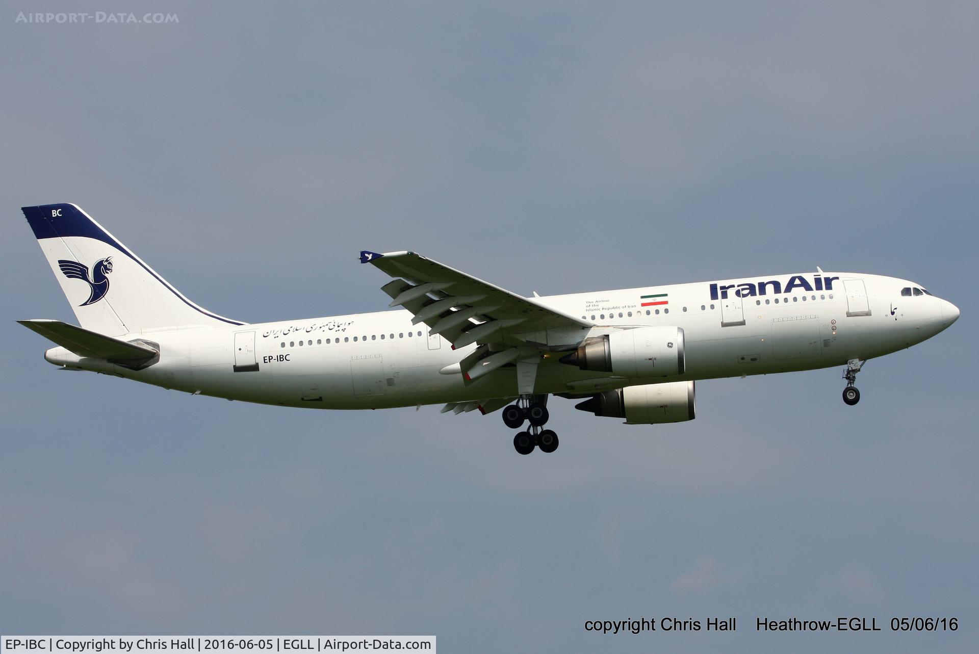 EP-IBC, 1992 Airbus A300B4-605R C/N 632, Iran Air