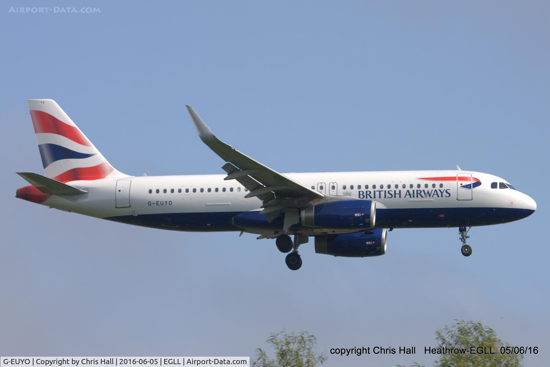 G-EUYO, 2013 Airbus A320-232 C/N 5634, British Airways