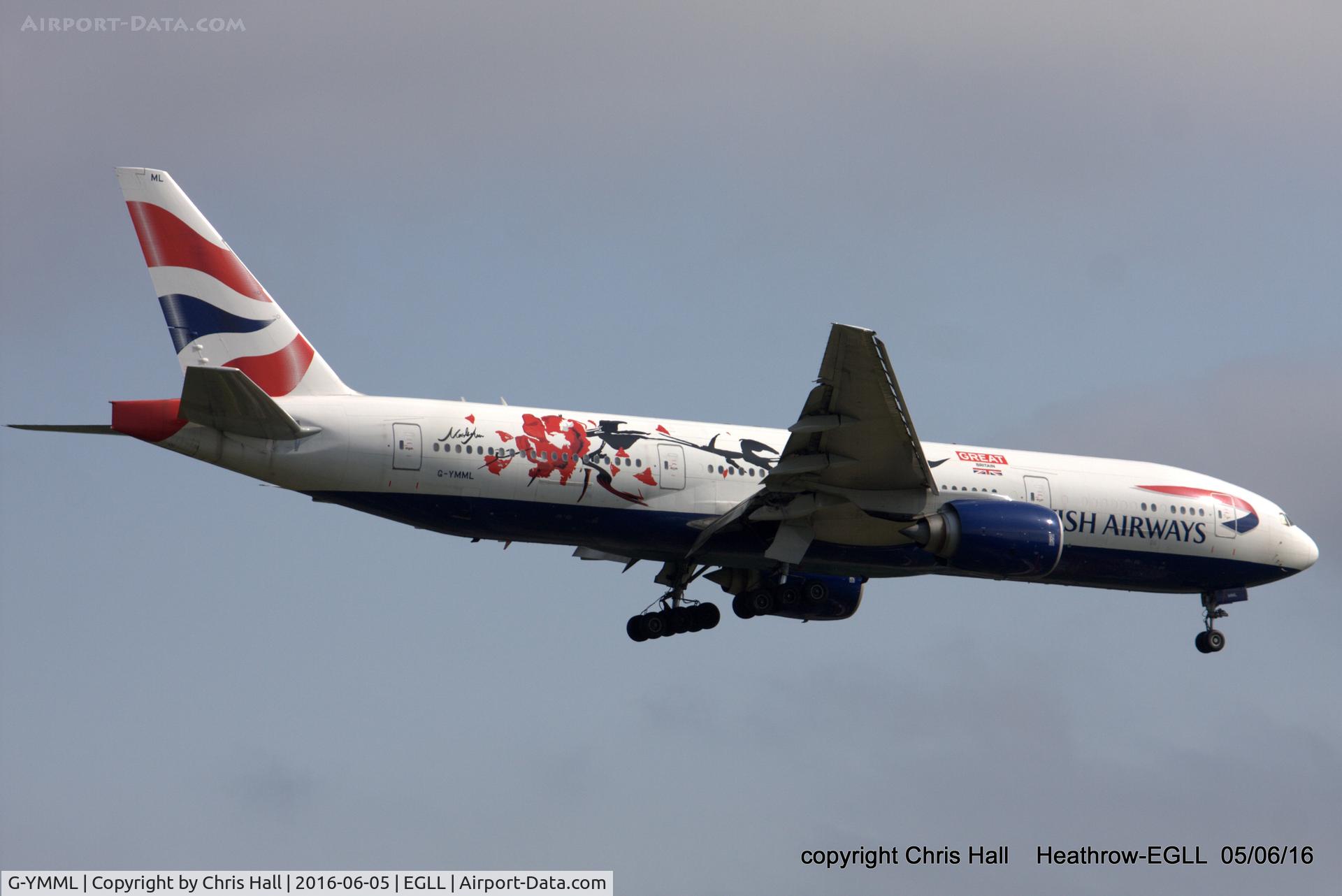 G-YMML, 2001 Boeing 777-236/ER C/N 30313, British Airways