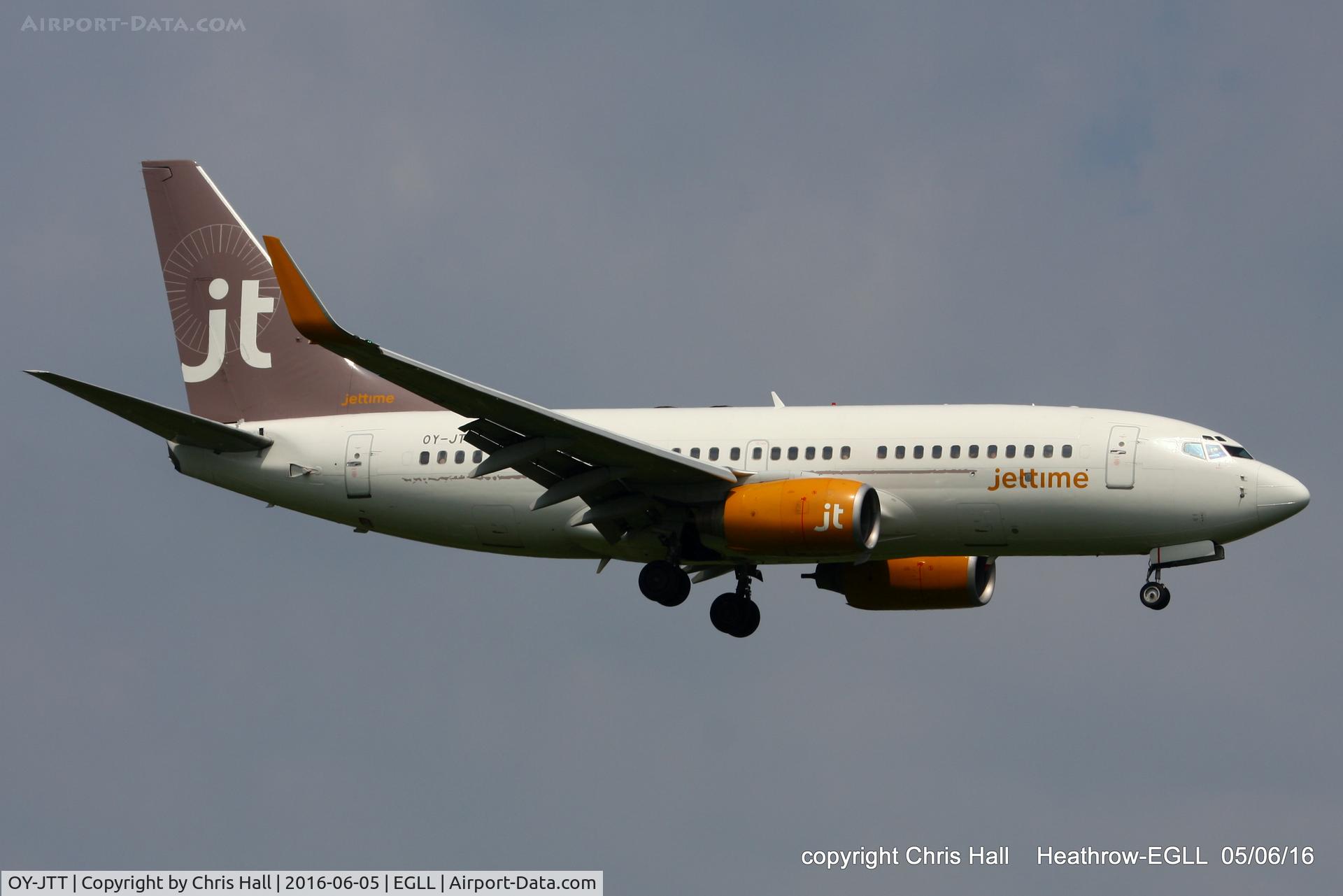 OY-JTT, 1999 Boeing 737-73S C/N 29079, Jettime