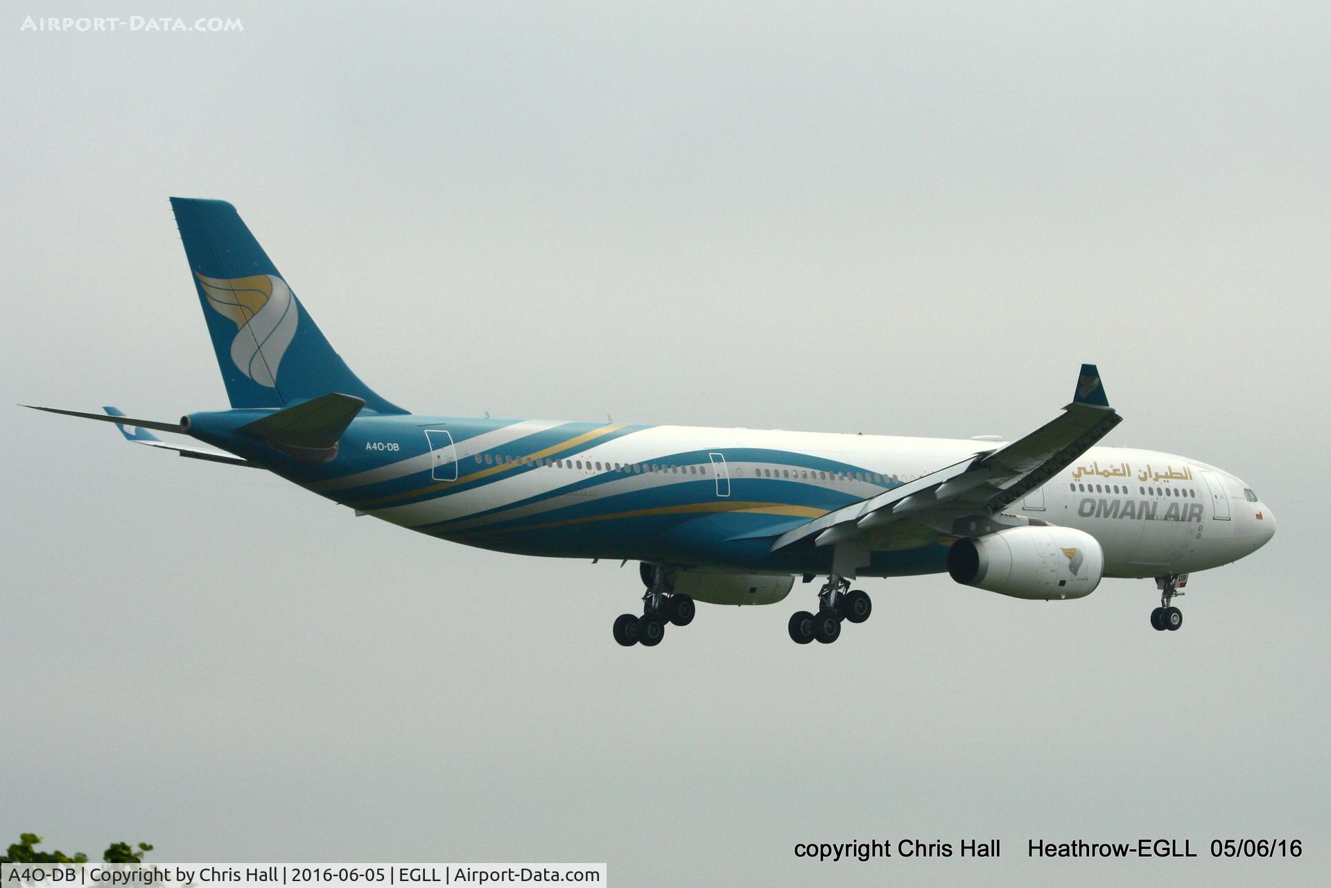 A4O-DB, 2009 Airbus A330-343 C/N 1044, Oman Air