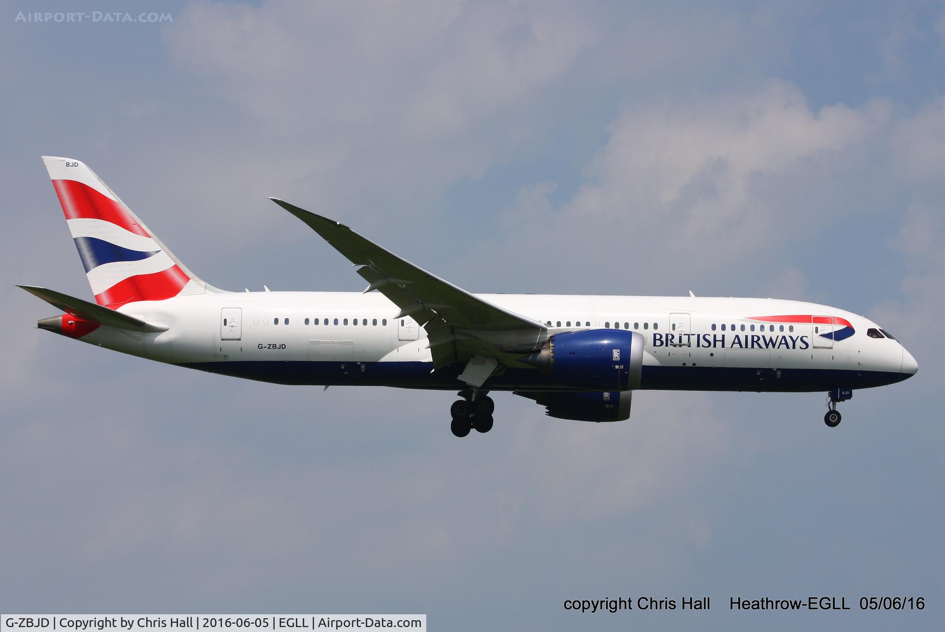 G-ZBJD, 2013 Boeing 787-8 Dreamliner C/N 38619, British Airways