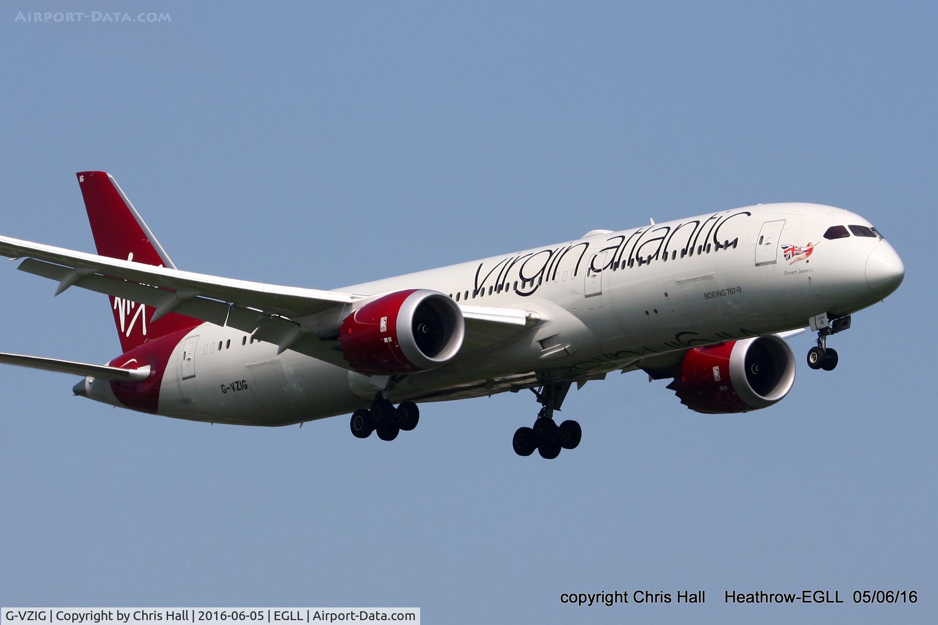 G-VZIG, 2015 Boeing 787-9 Dreamliner Dreamliner C/N 37969, Virgin Atlantic